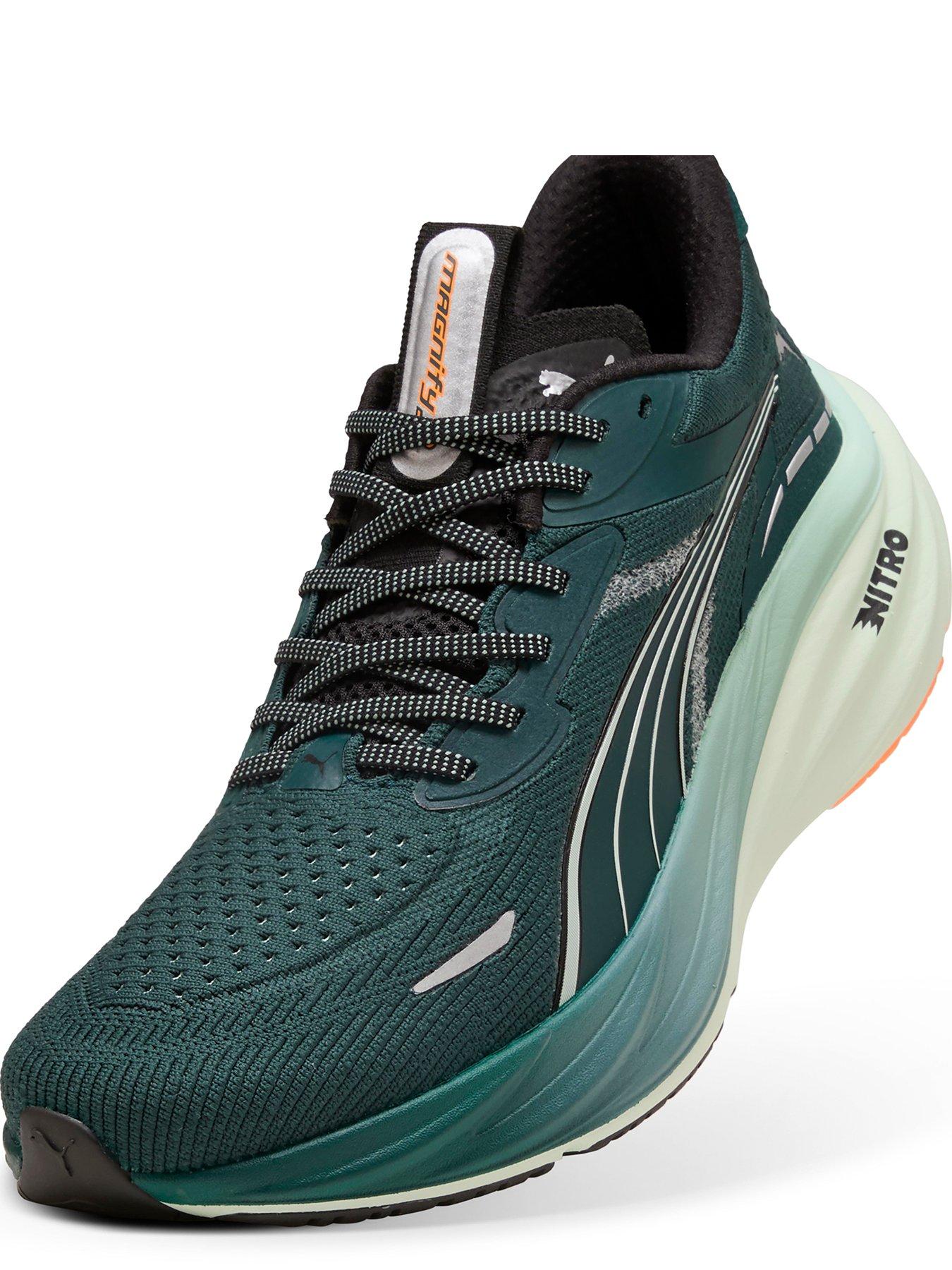  image of puma-mens-running-magnify-nitro-3-trainers--green-terrain