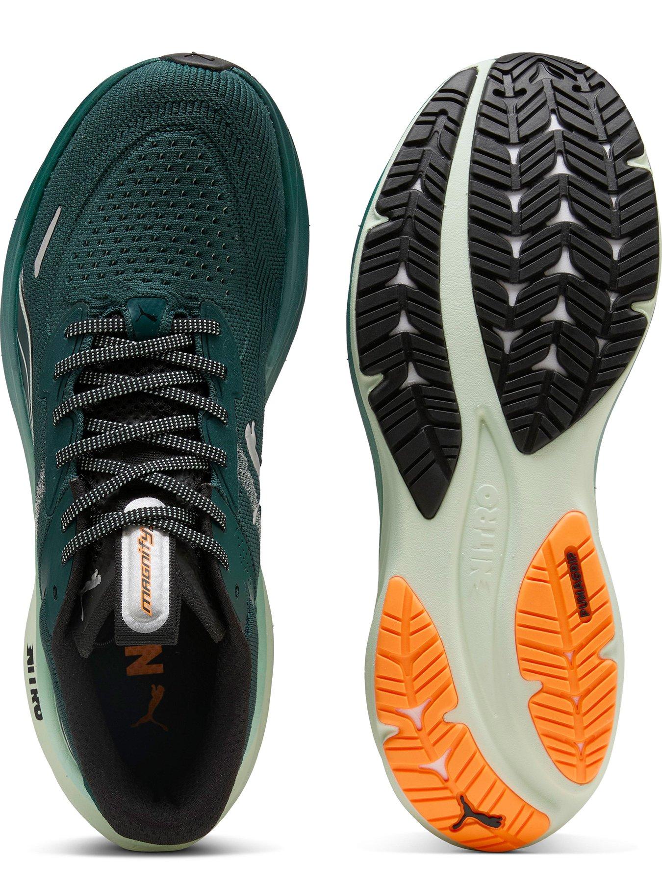  image of puma-mens-running-magnify-nitro-3-trainers--green-terrain
