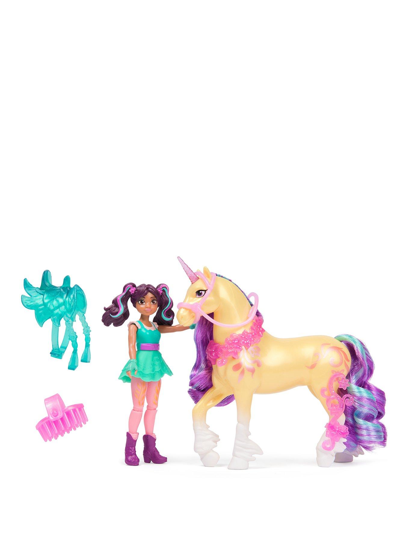 Image 1 of 6 of Unicorn Academy Small Doll Ava & Leaf
