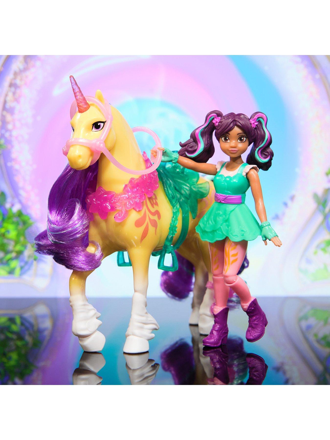 Image 3 of 6 of Unicorn Academy Small Doll Ava & Leaf