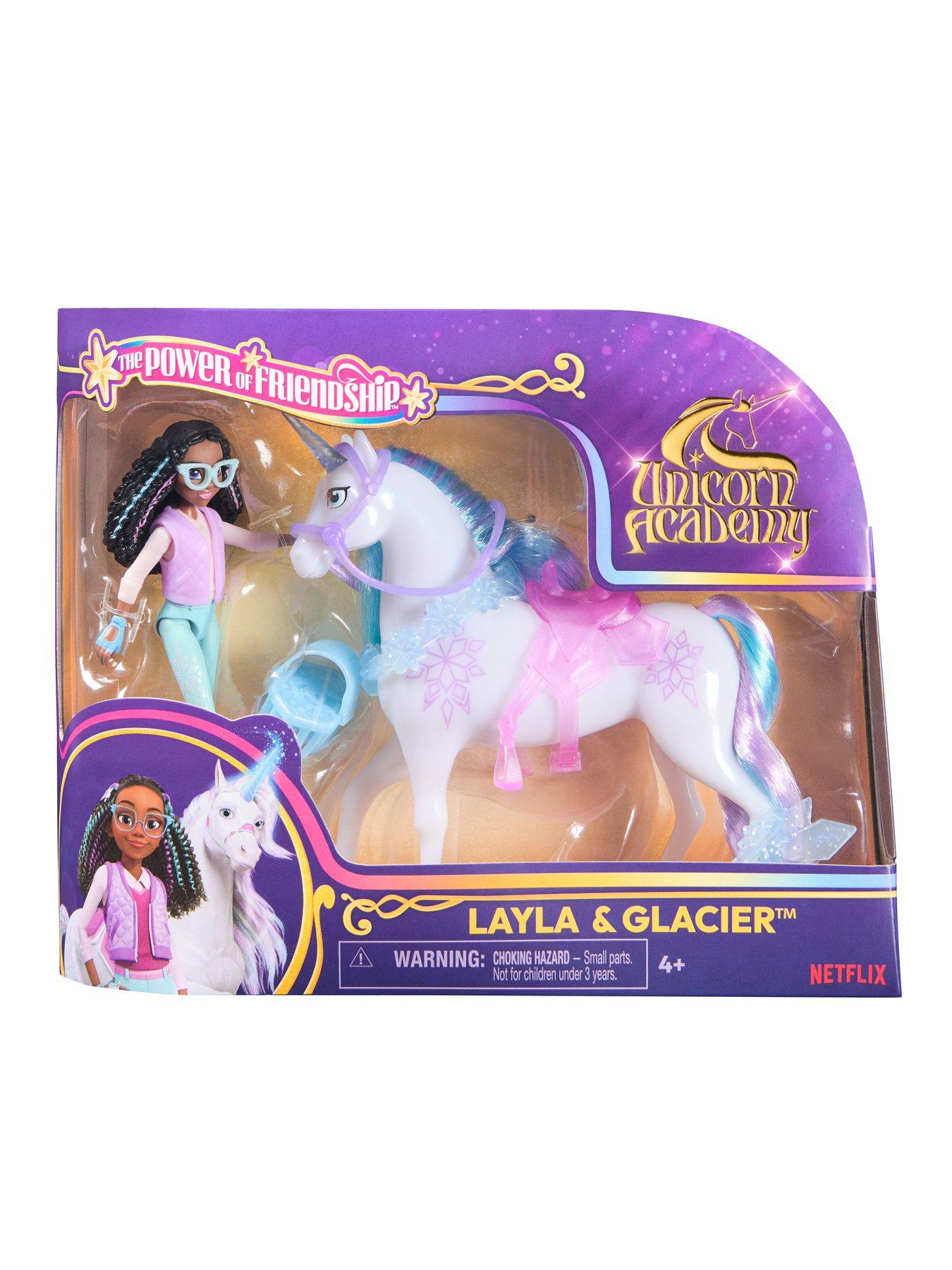 Image 6 of 6 of Unicorn Academy Small Doll Layla &amp; Glacier
