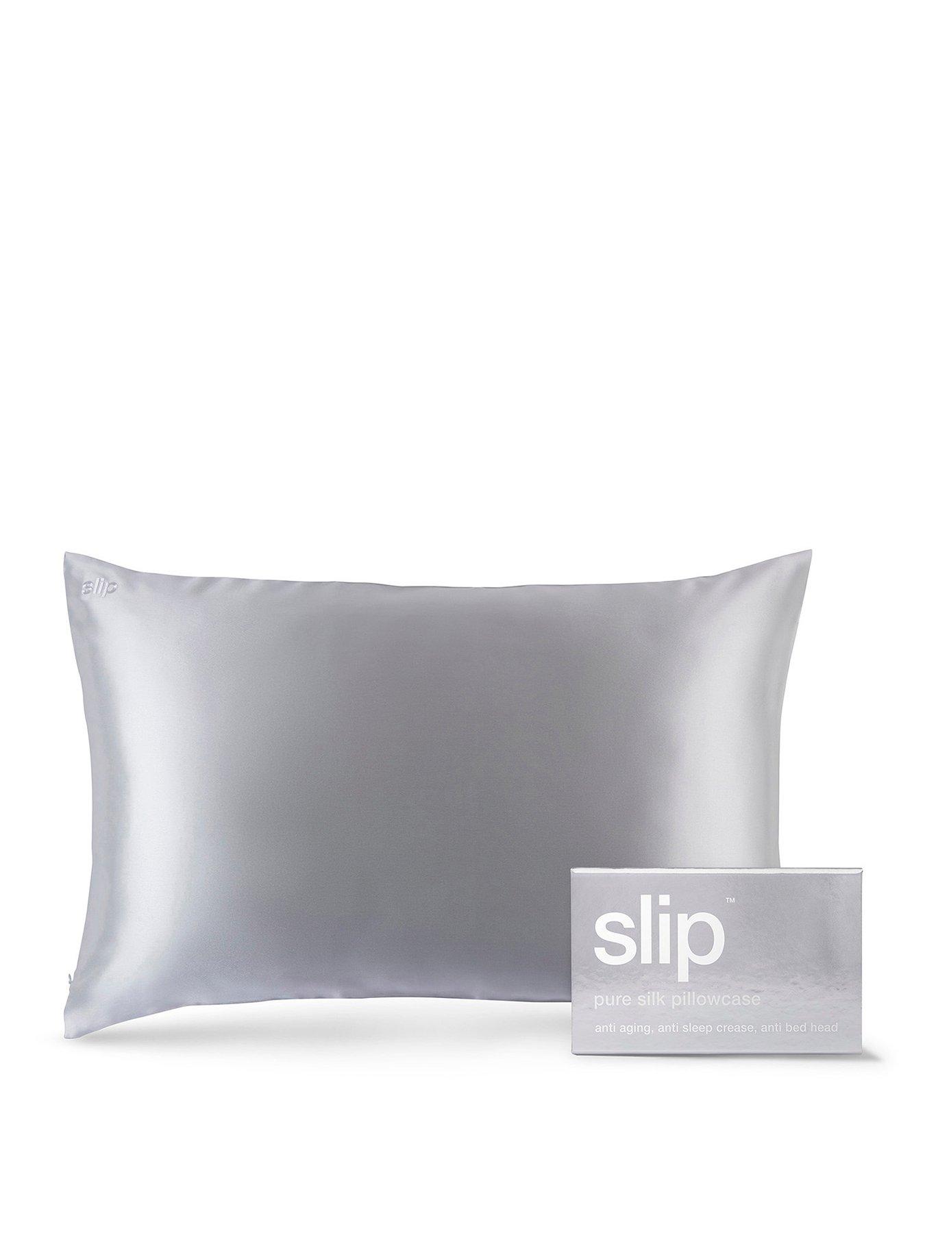undefined Pure Silk Pillowcase - Silver