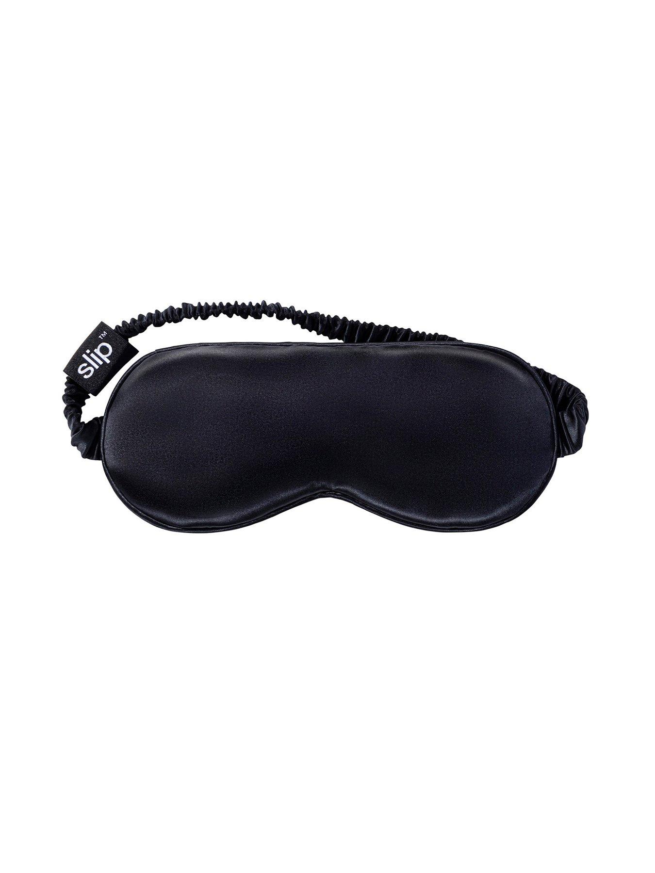 stillFront image of slip-pure-silk-sleep-mask-black