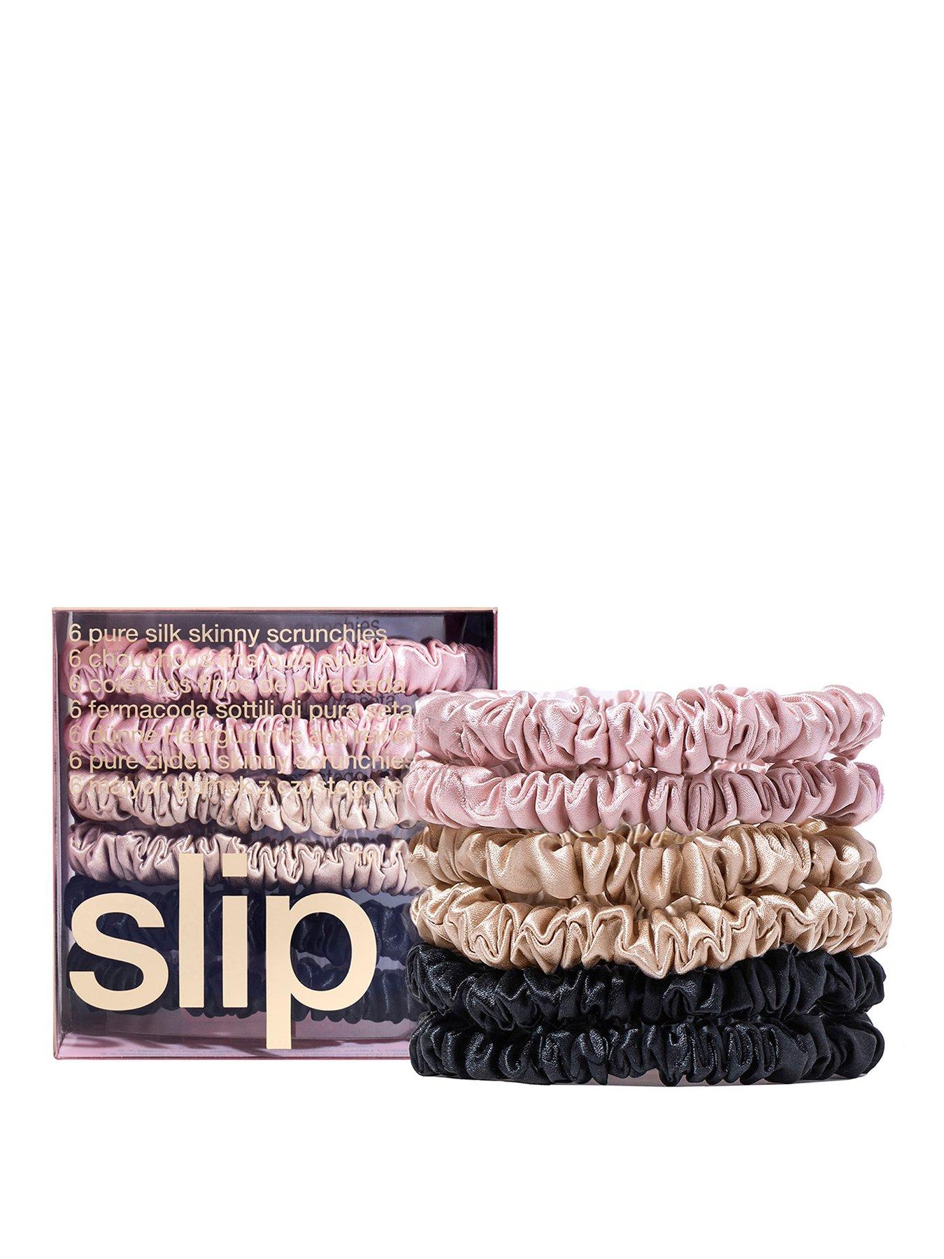 undefined Pure Silk Skinny Scrunchies