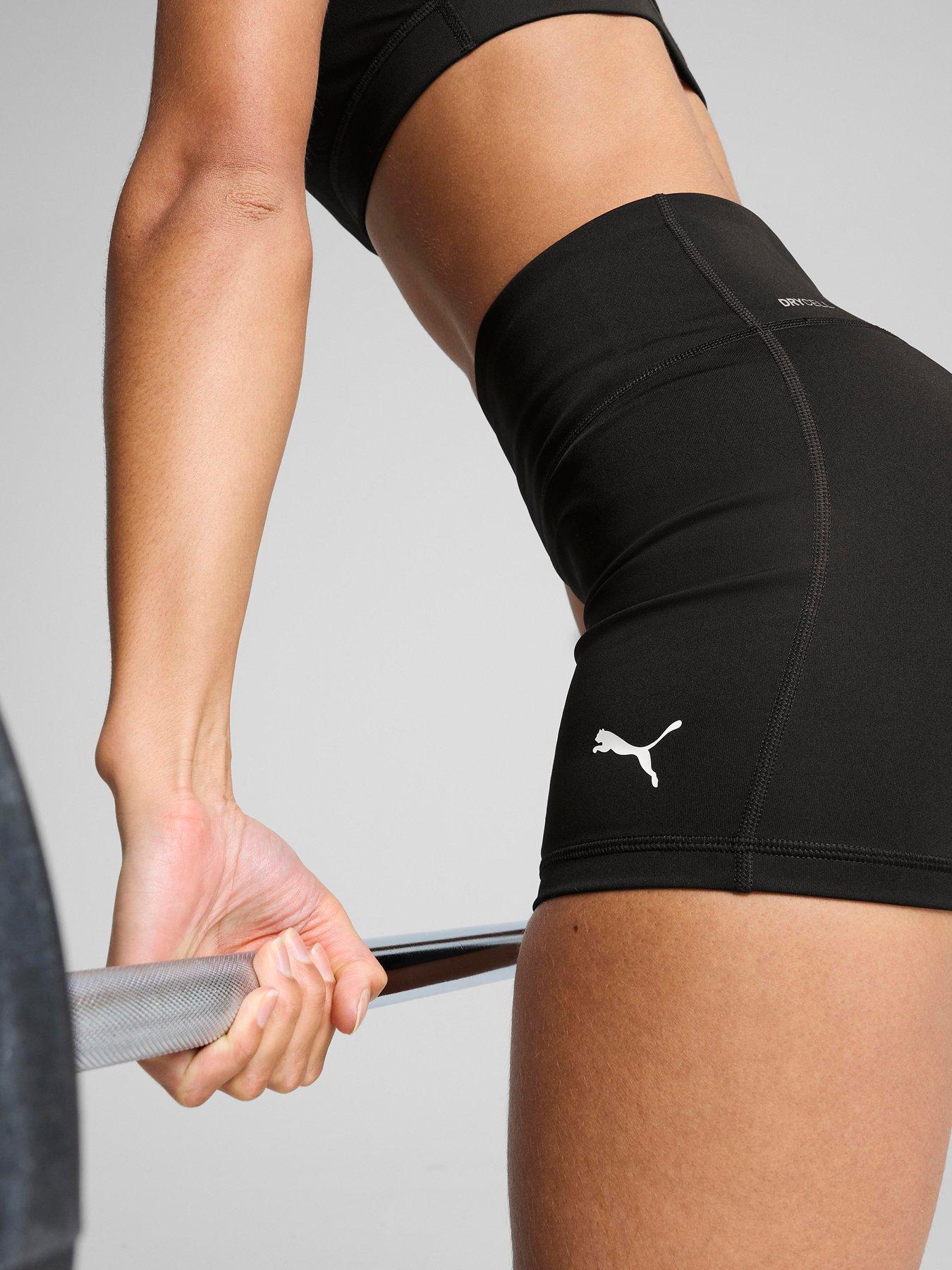 Image 4 of 6 of Puma Womens Training Essential 5Inch Short Tights - Black