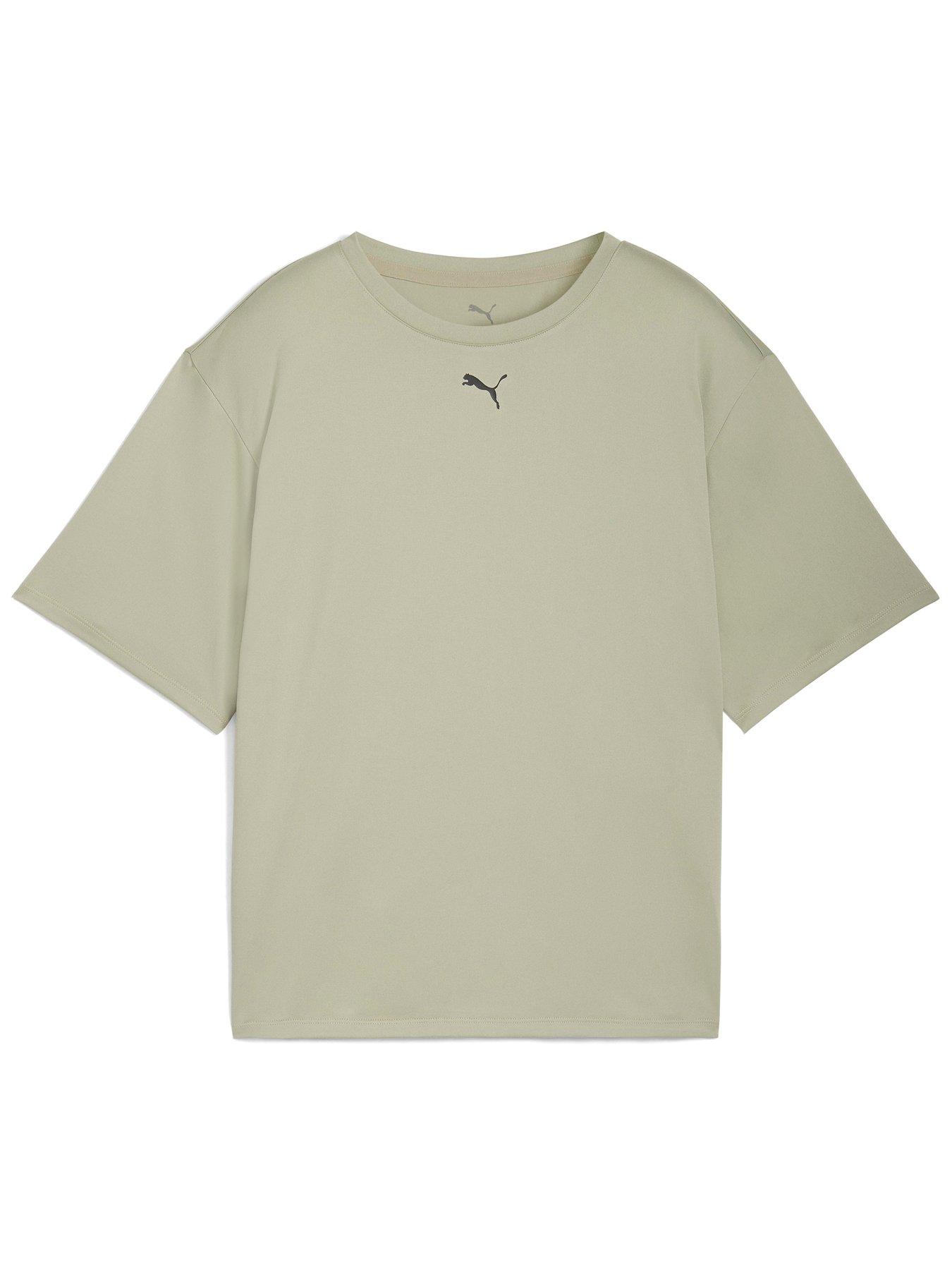 Puma Womens Training Essential Relaxed T-Shirt - Green