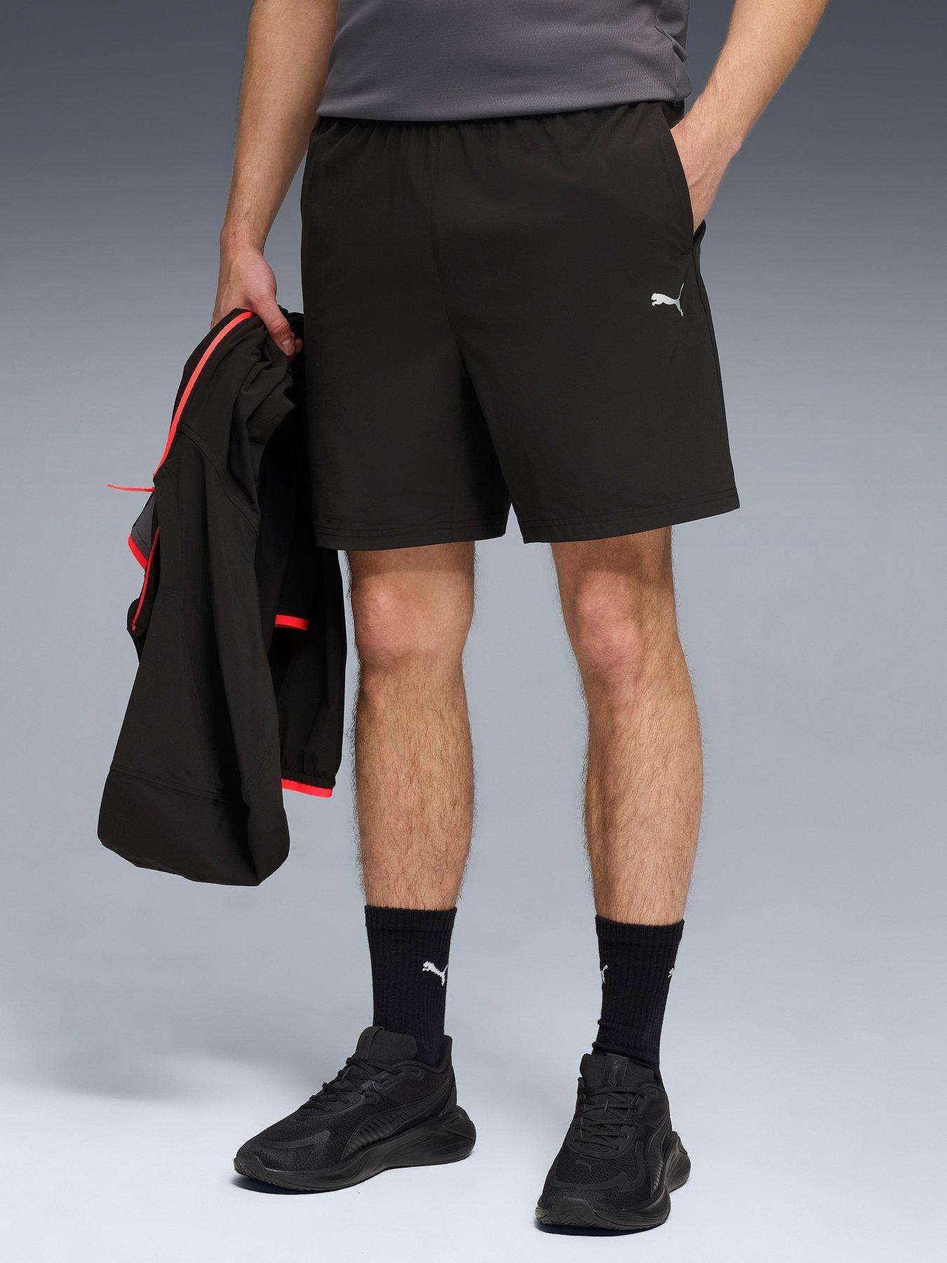 undefined Mens Training Flex Stretch Woven Shorts - Black