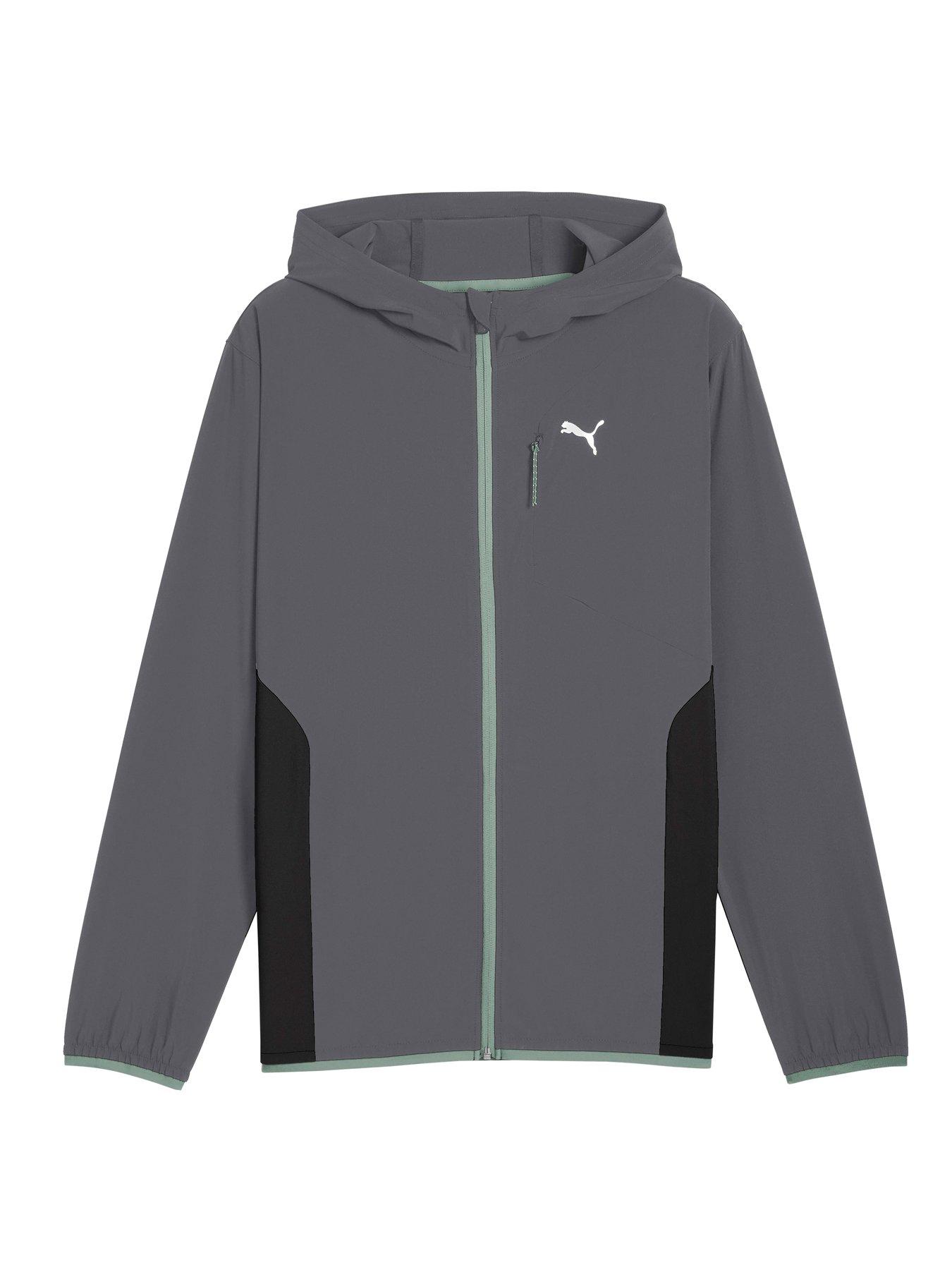 Puma Mens Training Flex Stretch Woven Jacket - Grey