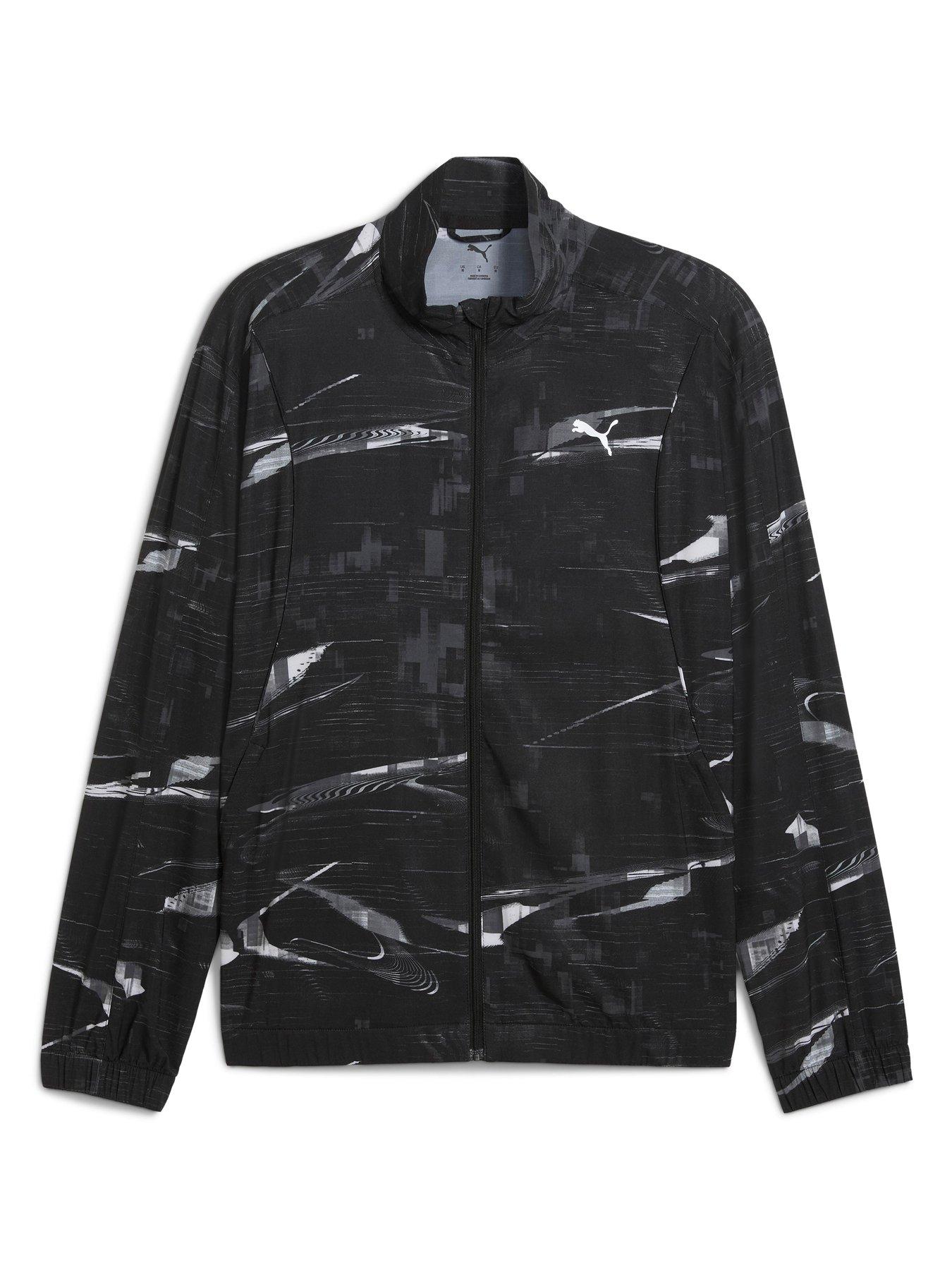 Image 5 of 6 of Puma Mens Running Velocity Printed Jacket - Black