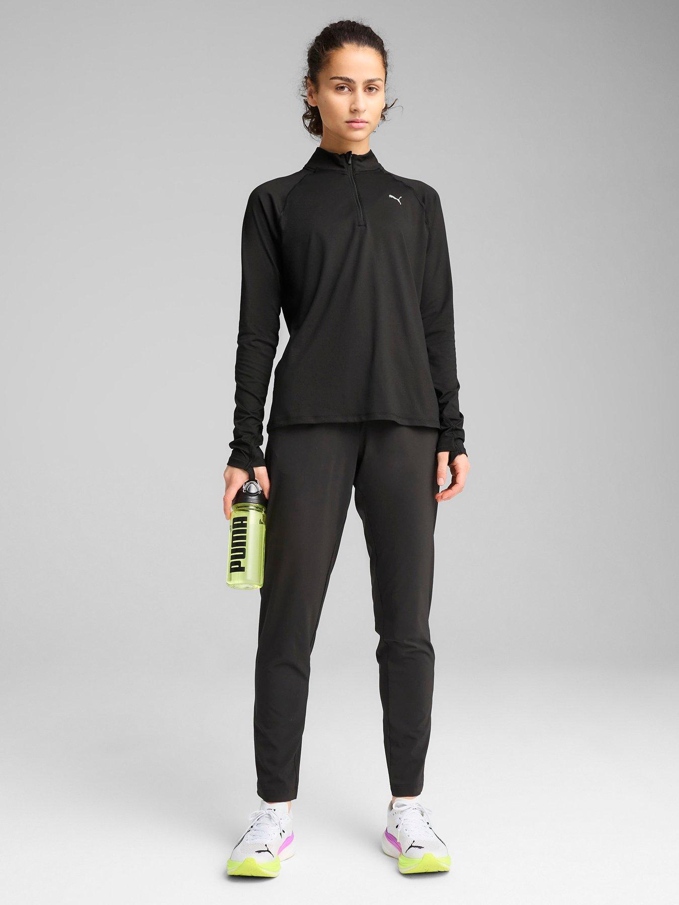 Image 3 of 4 of Puma Womens Running Velocity Cloudspun 1/4 Zip - Black