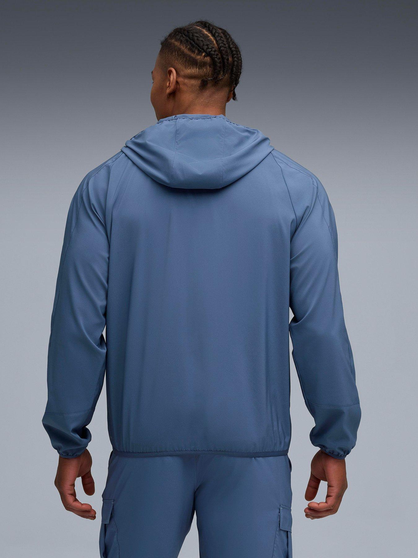 Image 2 of 6 of Puma Mens Training Tech Woven Full Zip - Blue