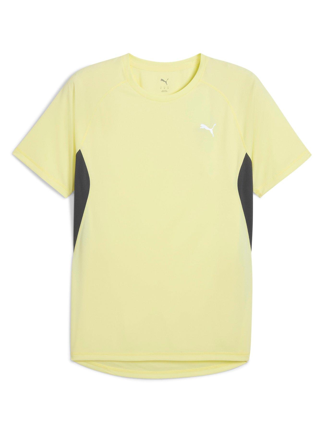 Image 4 of 5 of Puma Mens Running Velocity T-Shirt - Yellow