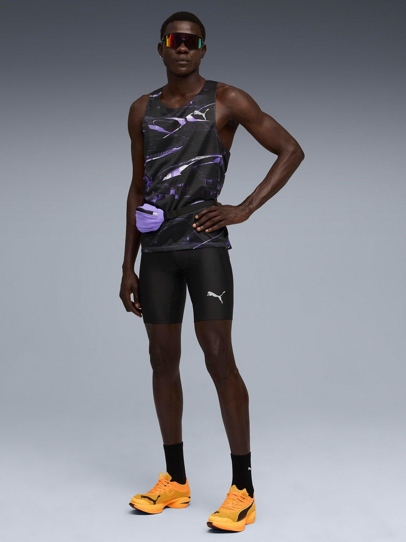 Image 3 of 5 of Puma Mens Running Raceday Ultraspun Printed Singlet - Purple