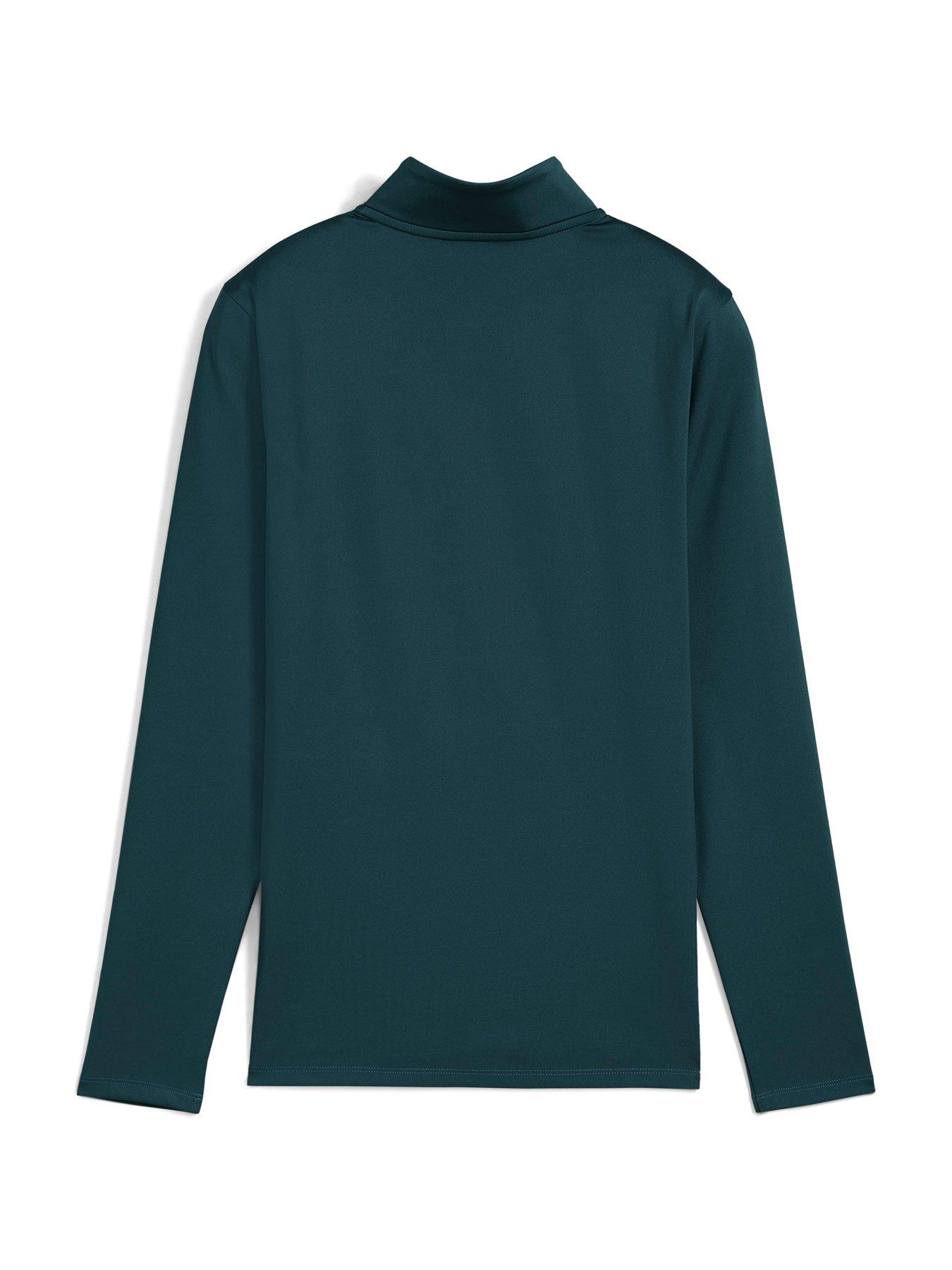  image of puma-womens-training-strong-full-zip-jacket-green