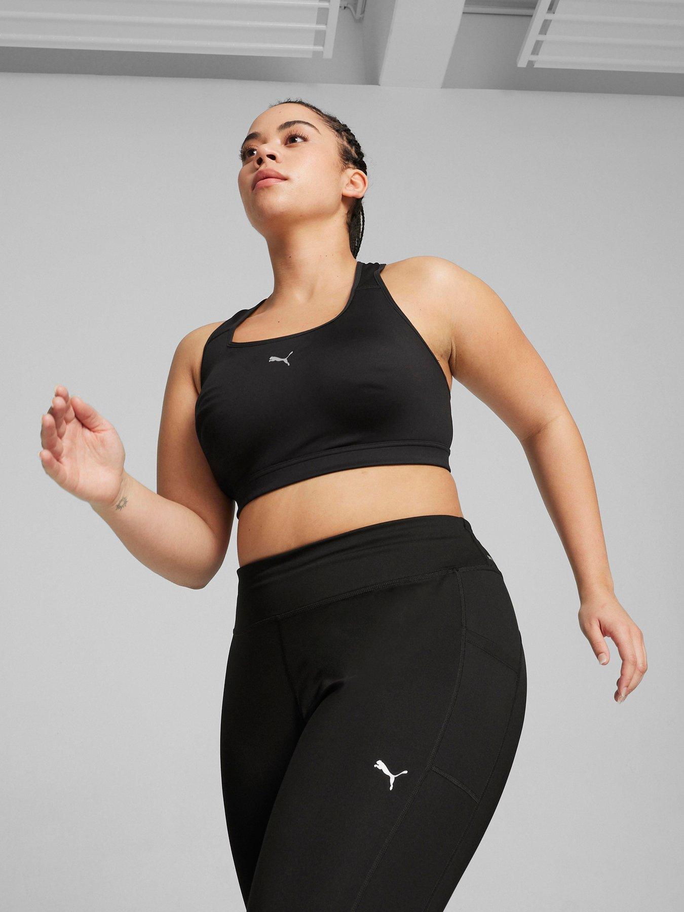 Puma Womens Running 4Keeps Run Bra - Black