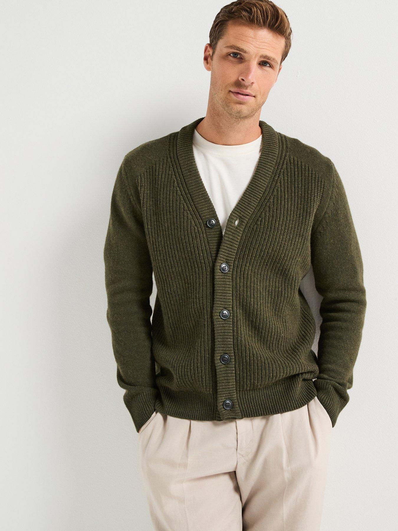 undefined Mainland Knitted Cardigan - Khaki