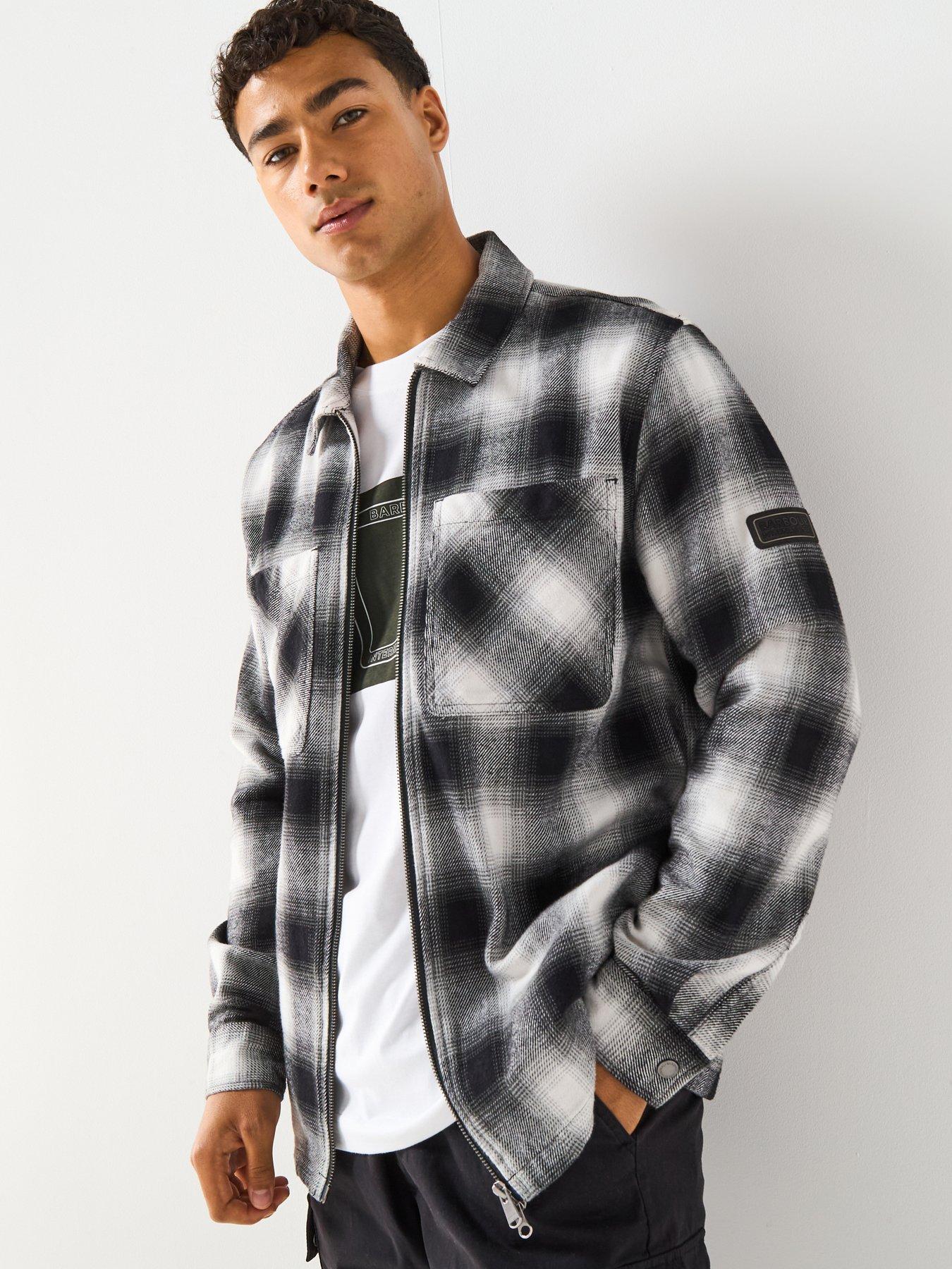 Barbour International Carlisle Ombre Overshirt- Black