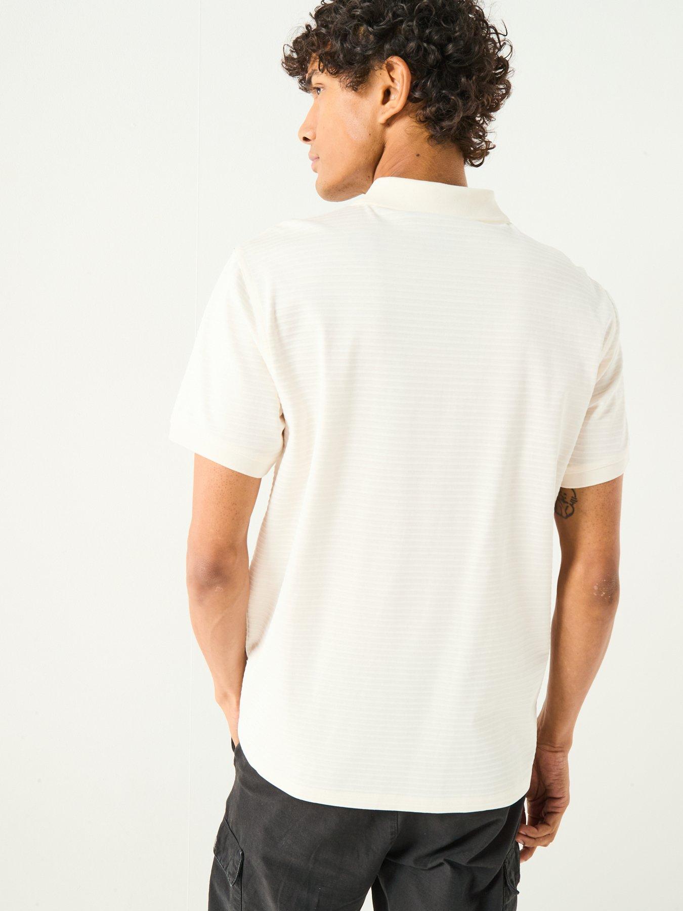 stillFront image of barbour-international-alfred-jacquard-stripe-polo-shirt--white