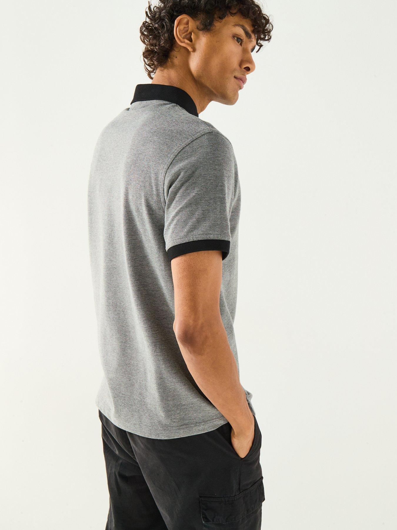 Image 6 of 6 of Barbour International Morley Oxford Polo Shirt- Black