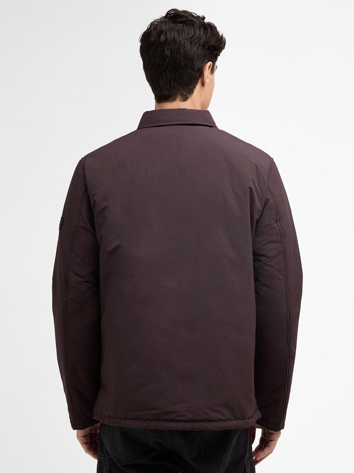 Image 2 of 4 of Barbour International Distill Wadded Jacket- Dark Red