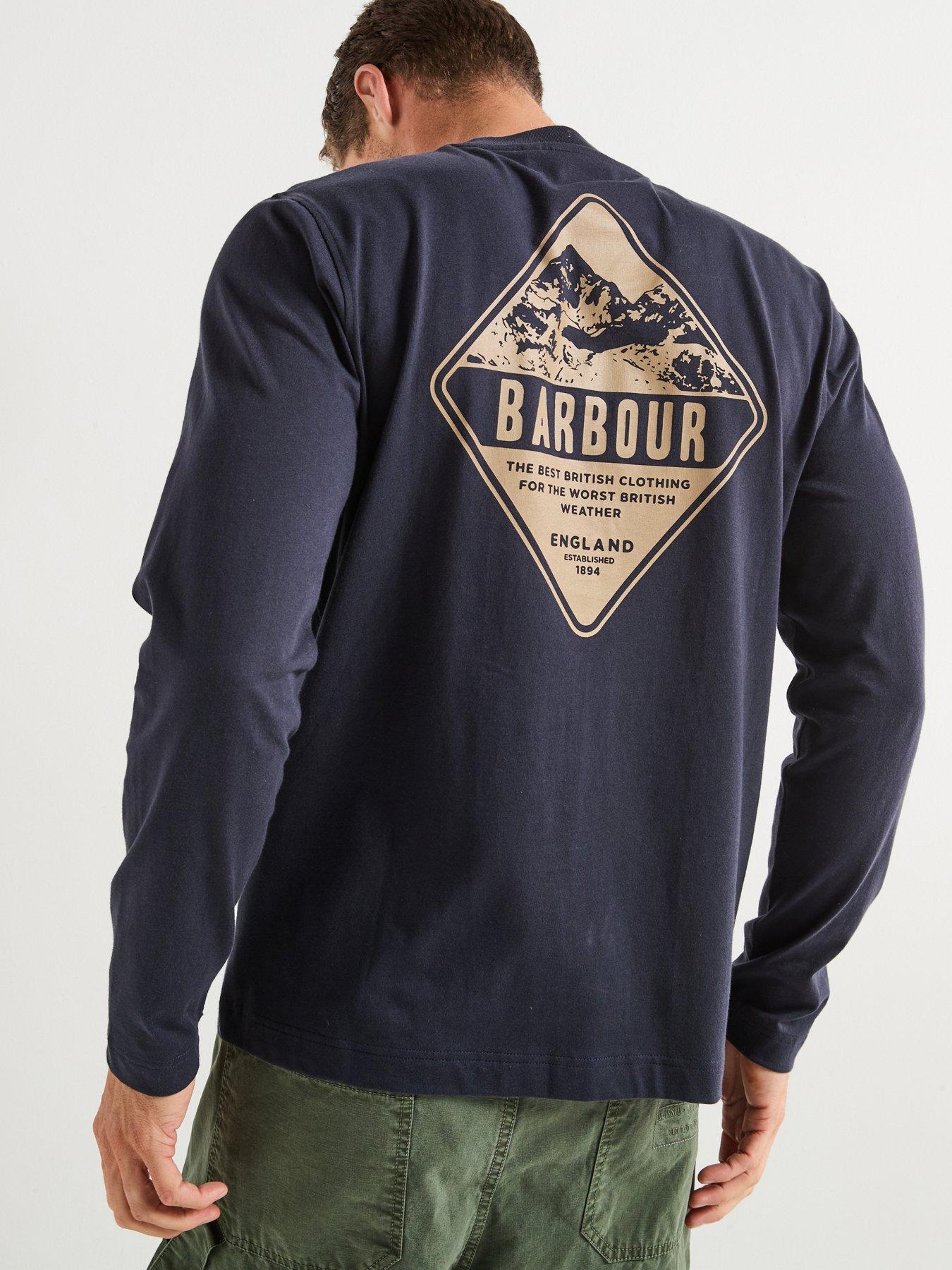 undefined Redford Long Sleeve T-Shirt- Navy