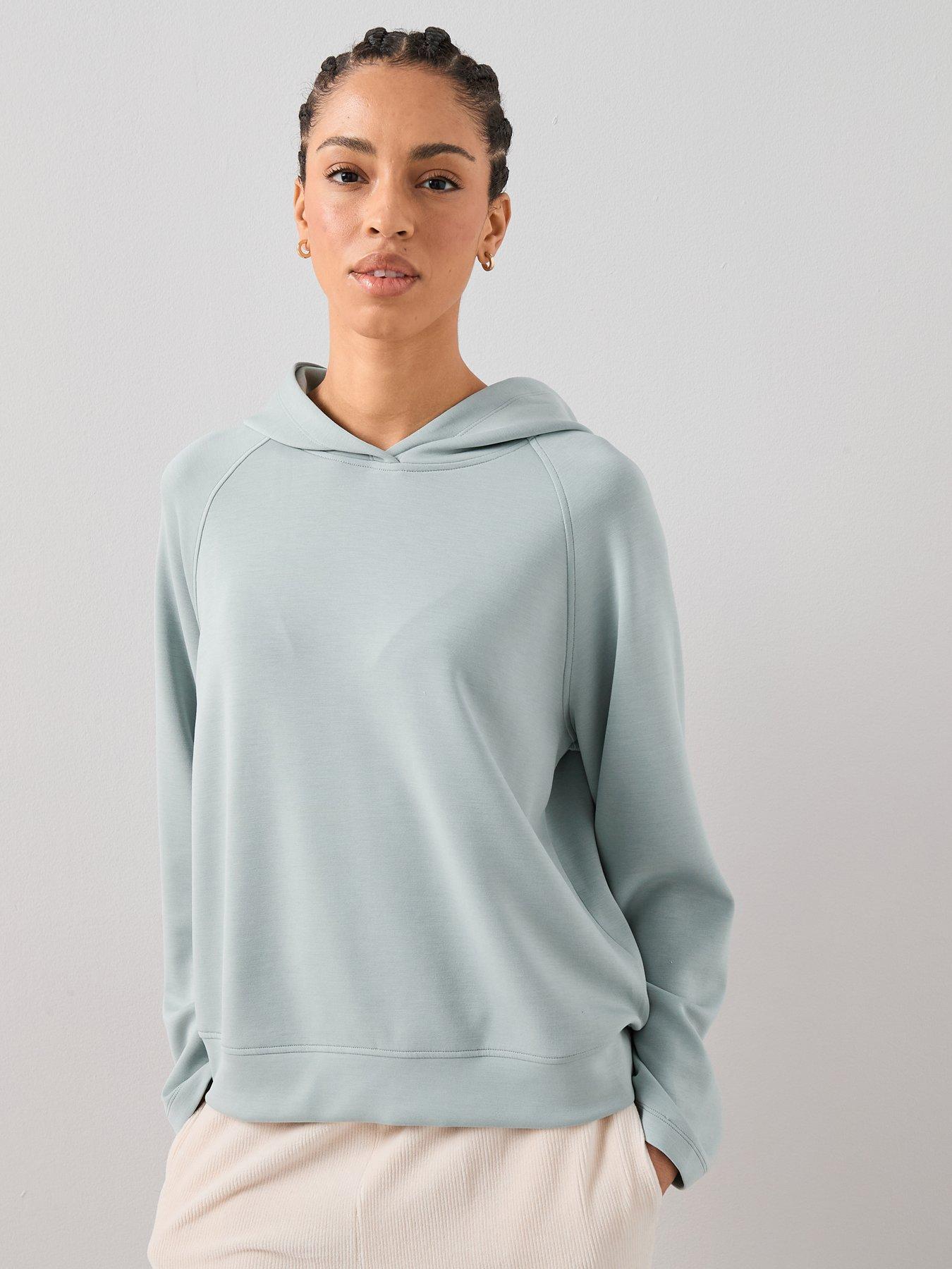Image 1 of 7 of The Very Collection Soft Touch Hoodie - Green