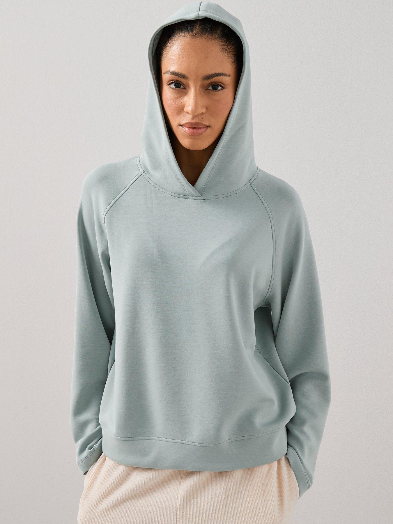 Image 5 of 7 of The Very Collection Soft Touch Hoodie - Green