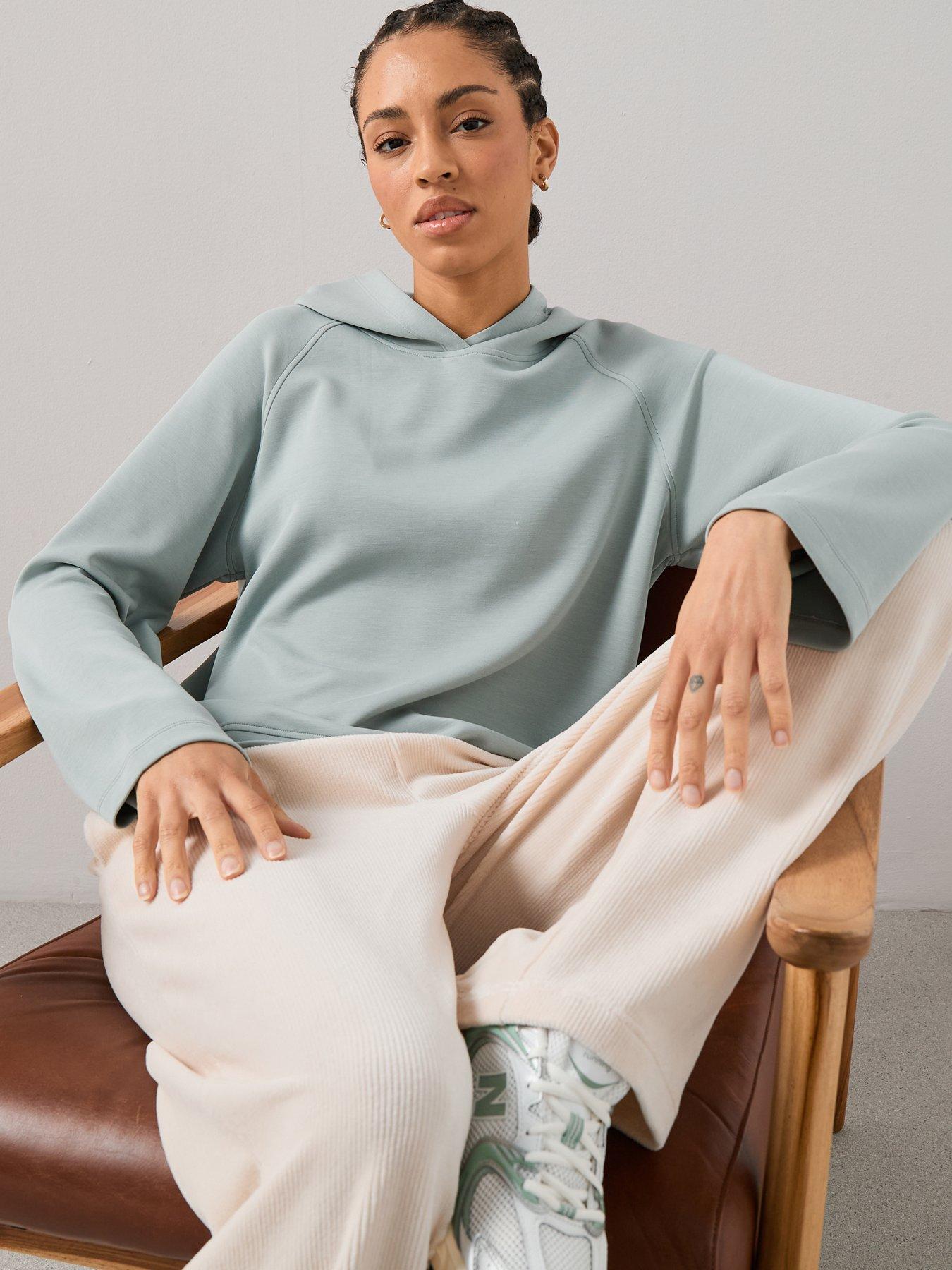 Image 6 of 7 of The Very Collection Soft Touch Hoodie - Green