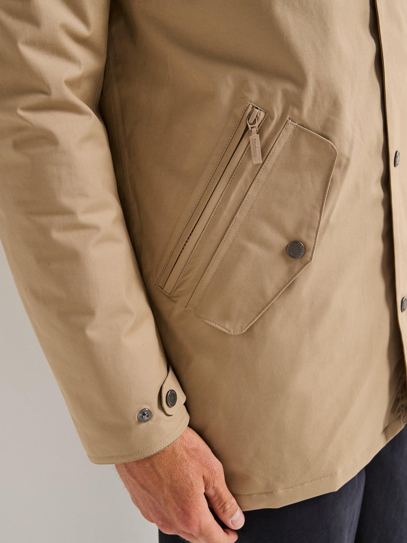 Image 5 of 6 of Barbour Chelsea Waterproof Macintosh Rain Coat - Beige