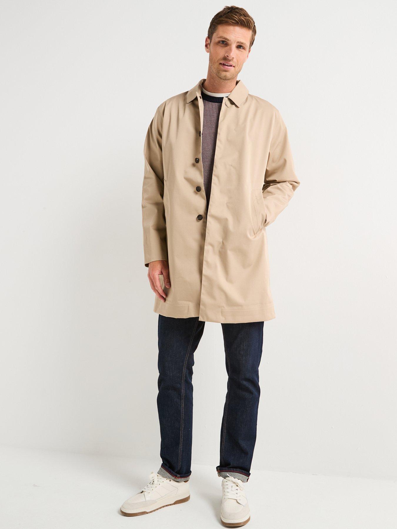 Image 5 of 6 of Barbour Lorden Waterproof Macintosh Mac Jacket- Beige