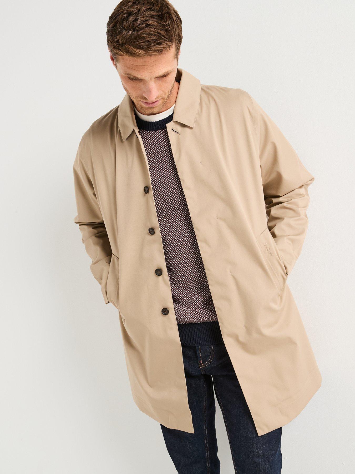 Image 6 of 6 of Barbour Lorden Waterproof Macintosh Mac Jacket- Beige