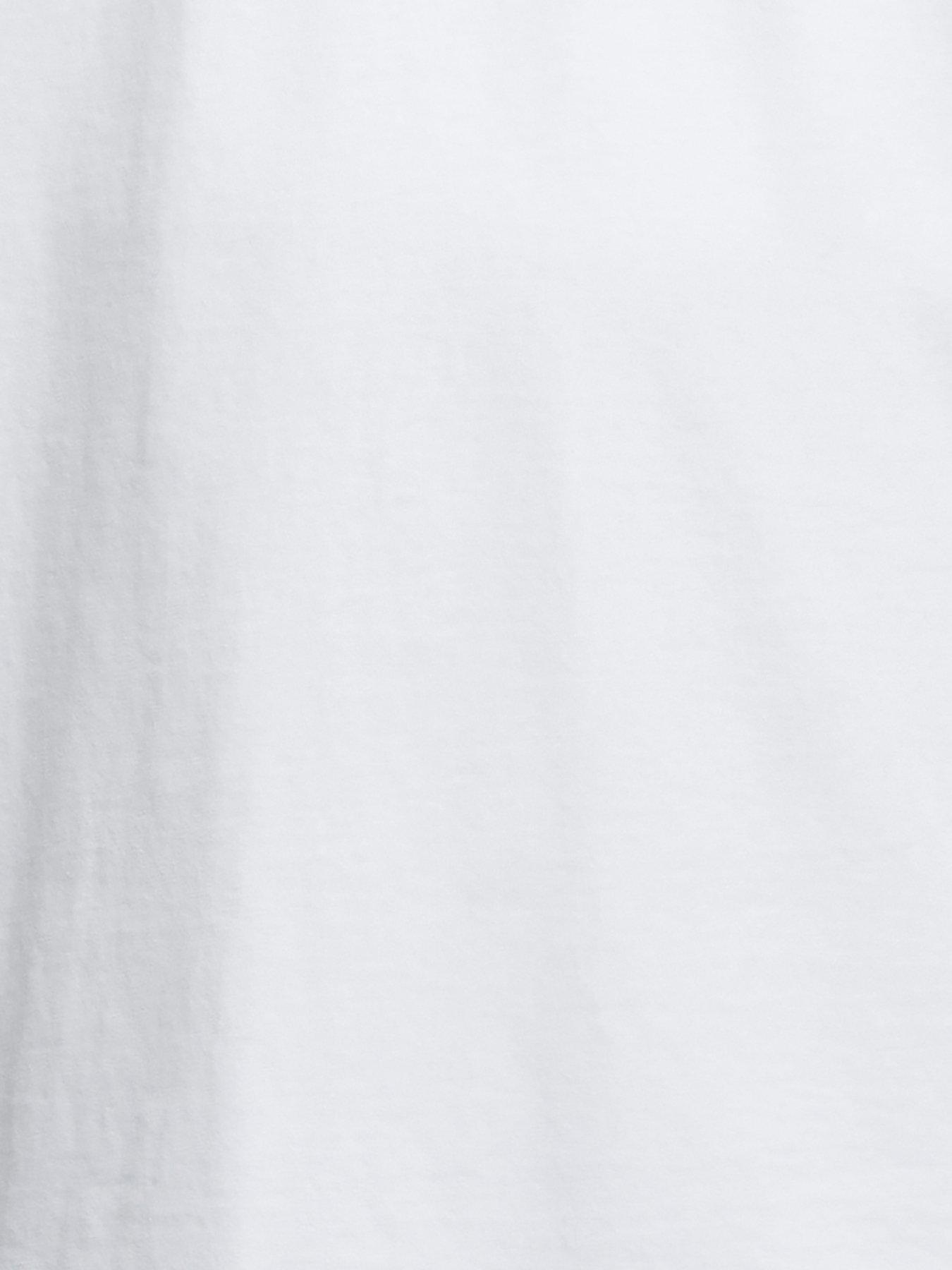 Image 6 of 6 of Barbour International Large Logo Short Sleeve T-Shirt- White