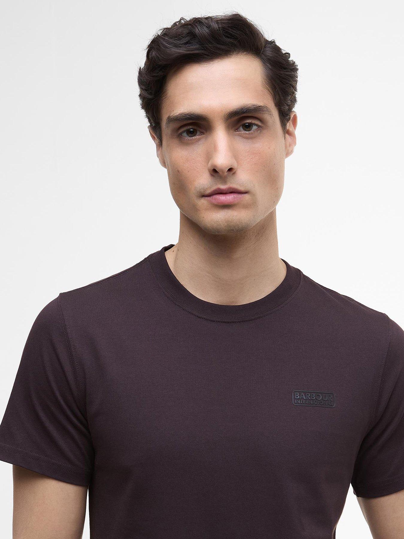 Image 4 of 6 of Barbour International Small Logo Short Sleeve T-Shirt- Black