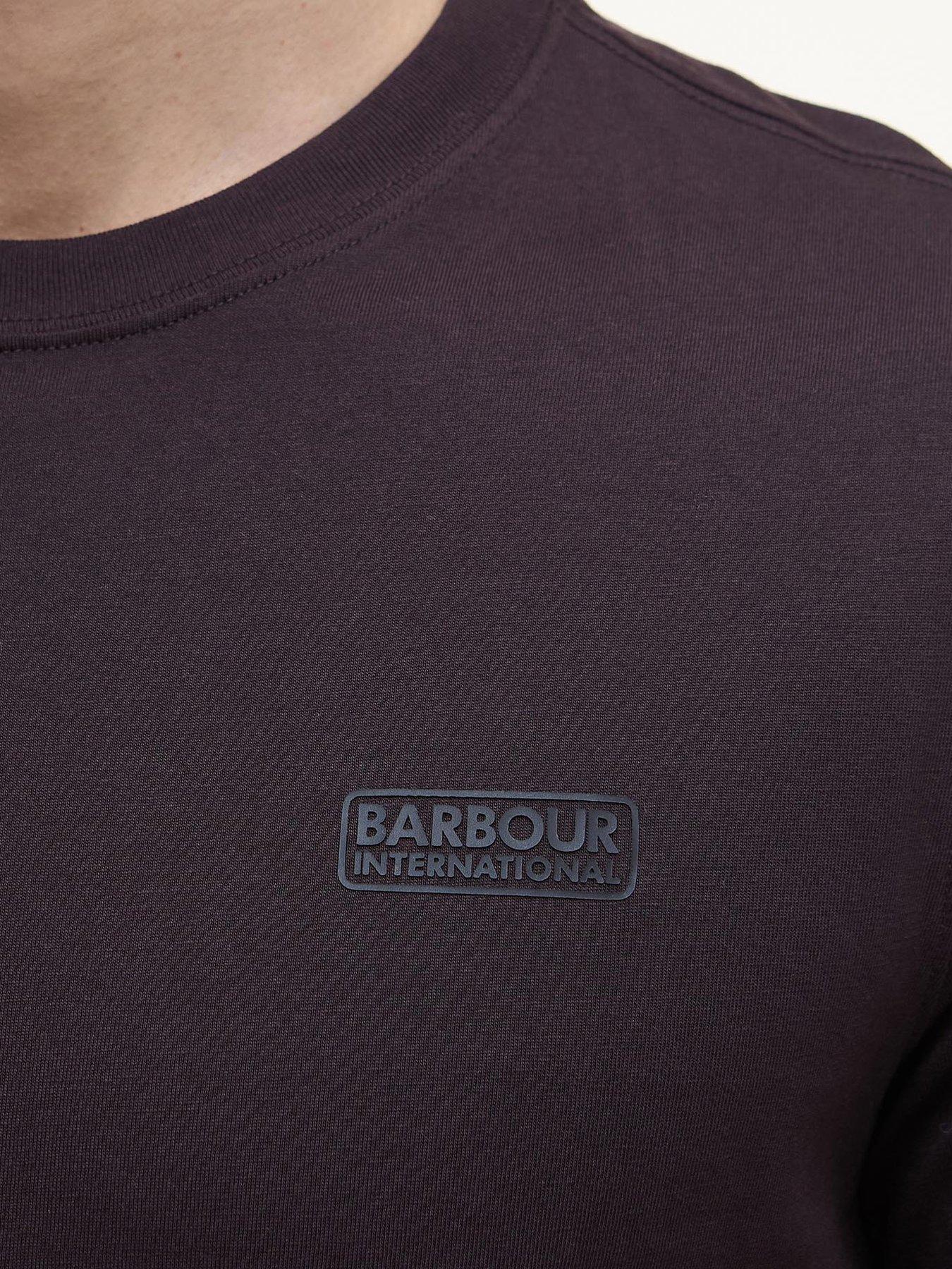 Image 5 of 6 of Barbour International Small Logo Short Sleeve T-Shirt- Black