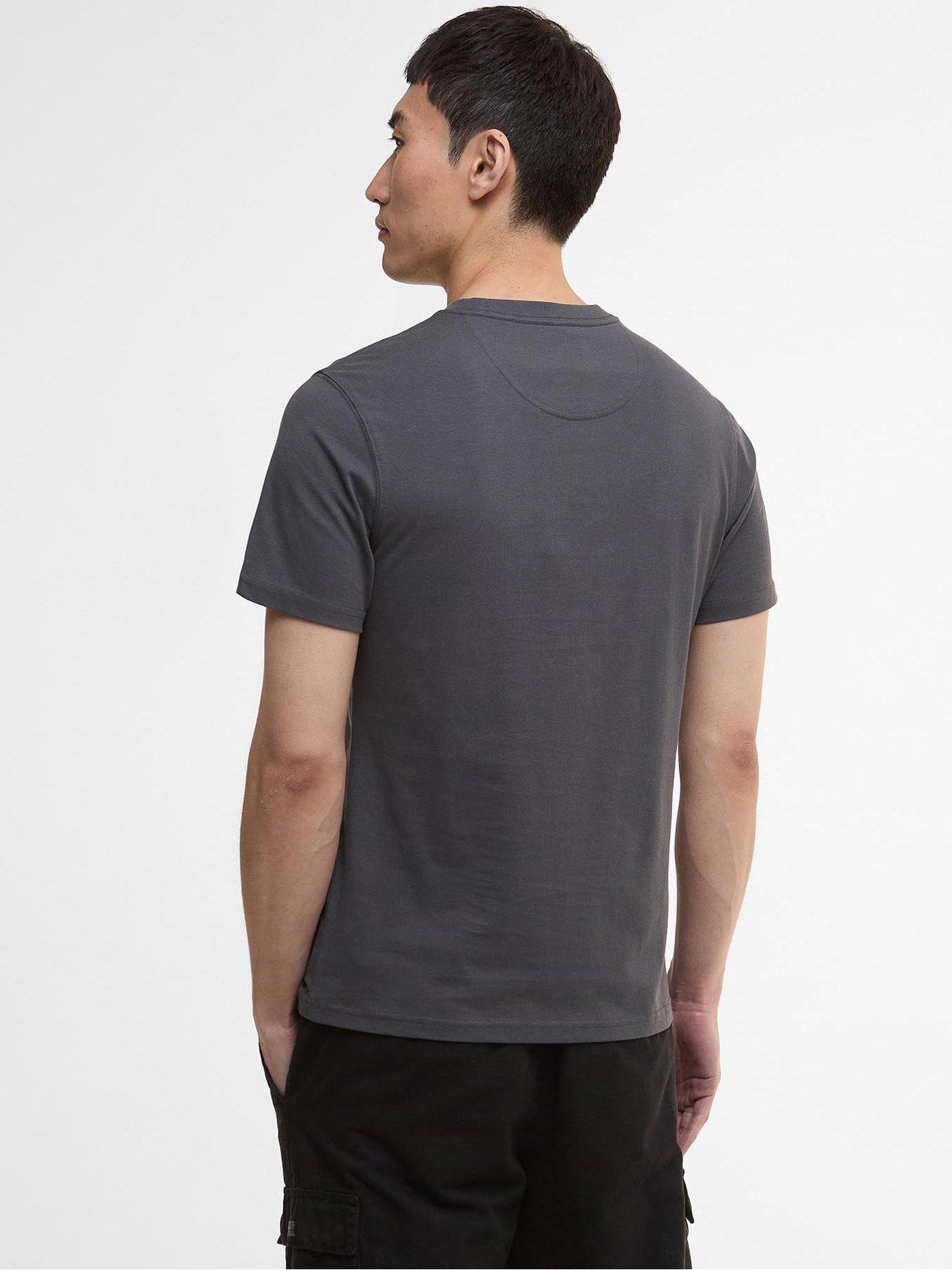 Image 2 of 6 of Barbour International Small Logo Short Sleeve T-Shirt- Grey
