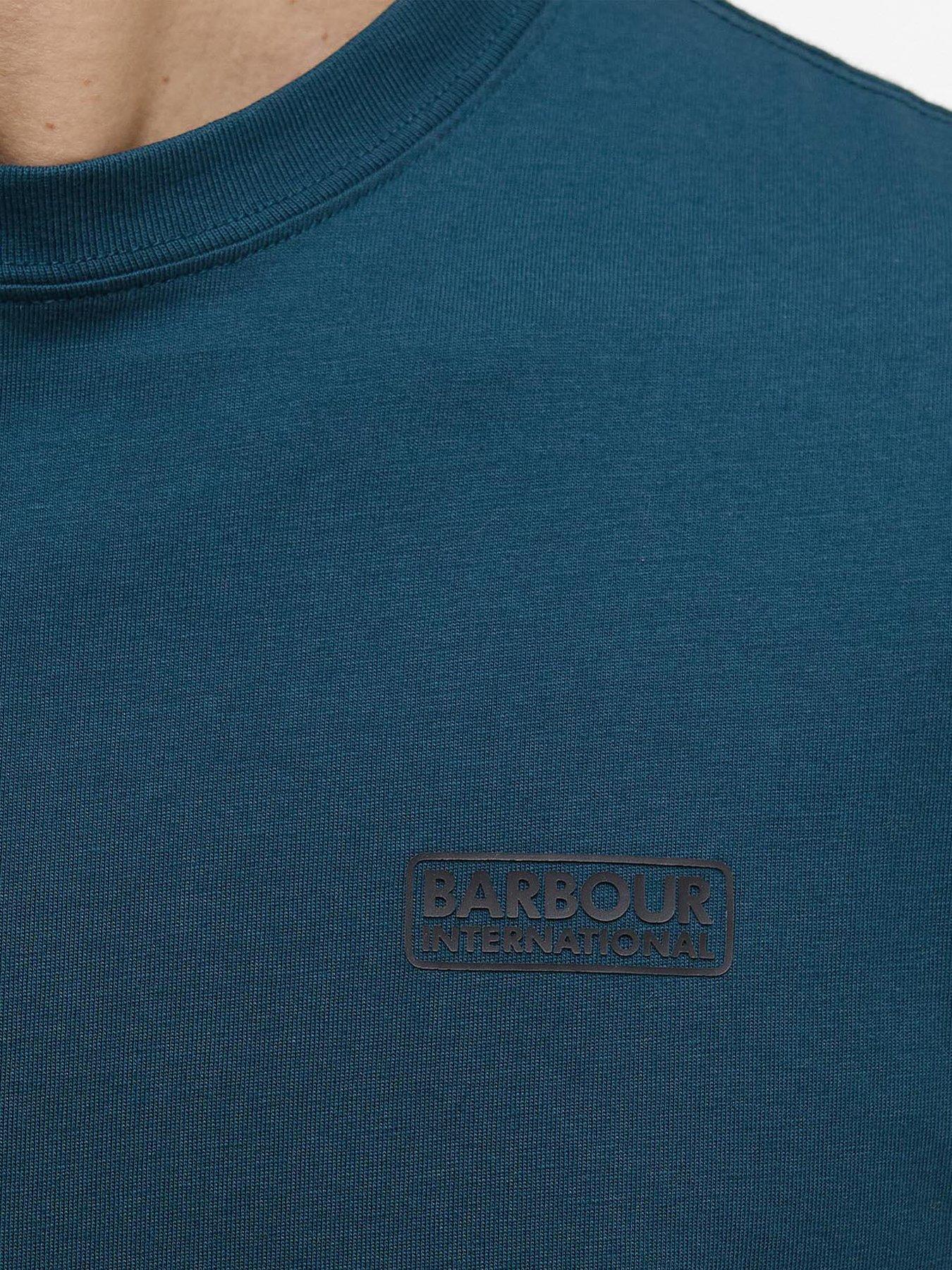 Image 5 of 6 of Barbour International Small Logo Short Sleeve T-Shirt- Dark Green