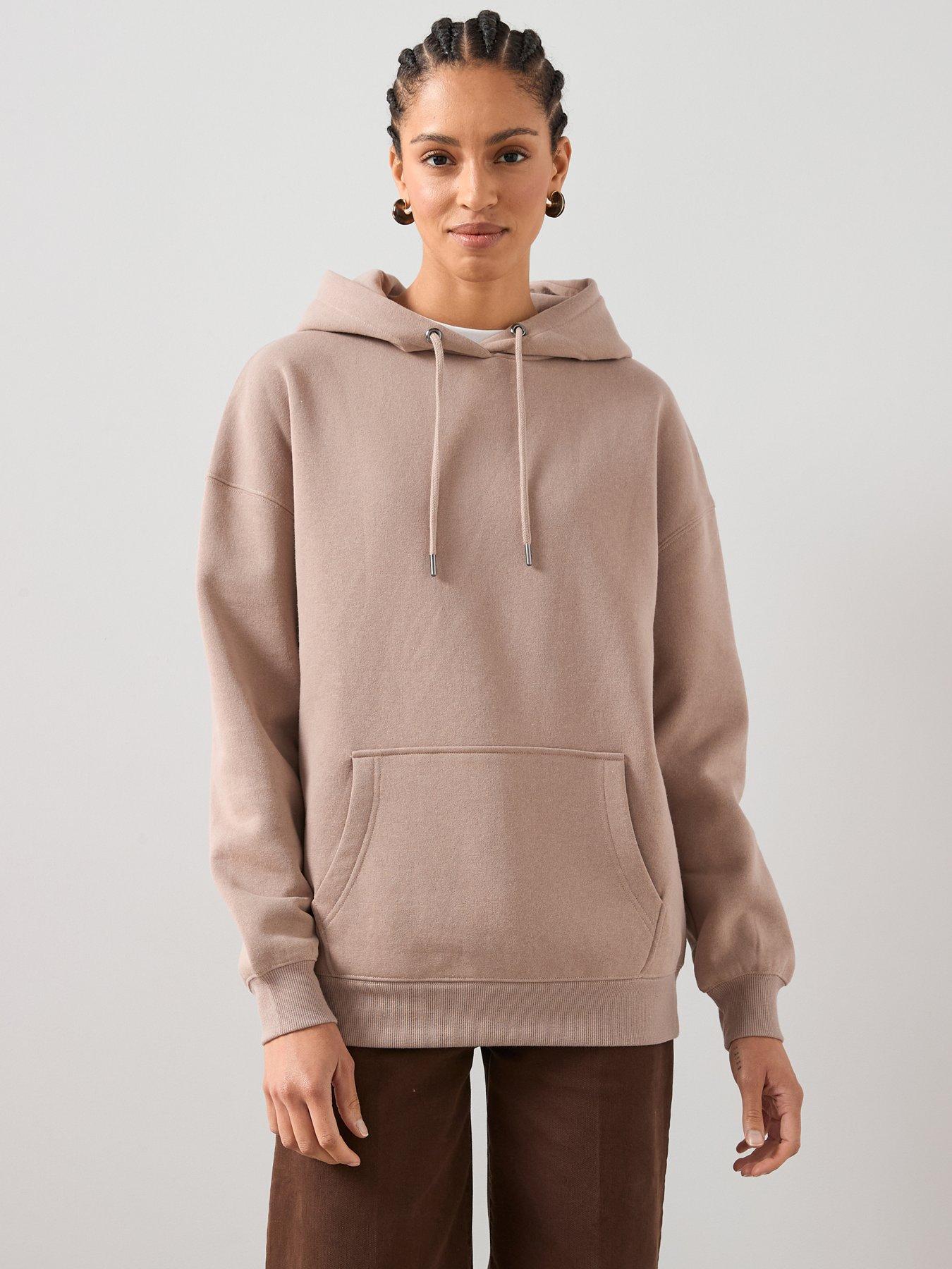 Image 1 of 6 of The Very Collection Essential Oversized Hoodie - Brown
