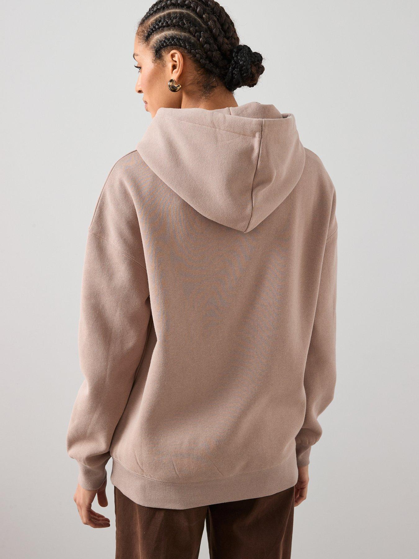 Image 2 of 6 of The Very Collection Essential Oversized Hoodie - Brown