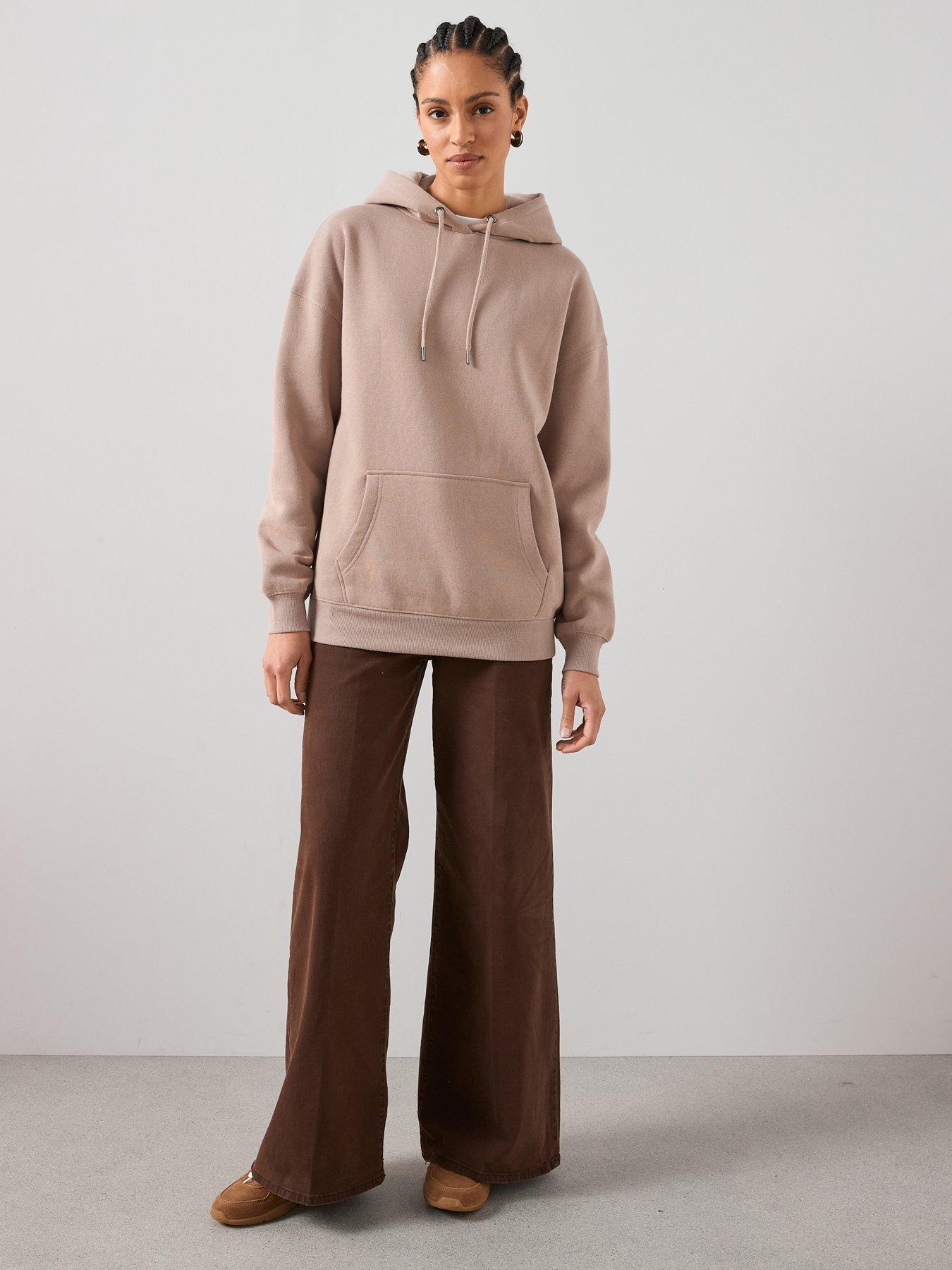 Image 4 of 6 of The Very Collection Essential Oversized Hoodie - Brown