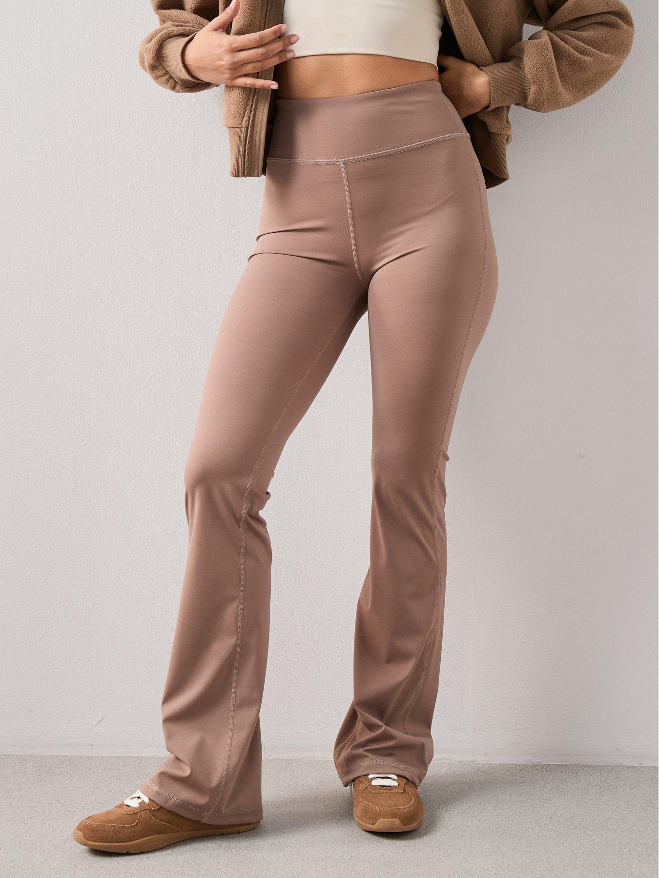 Image 1 of 7 of The Very Collection Kickflare Trousers - Brown