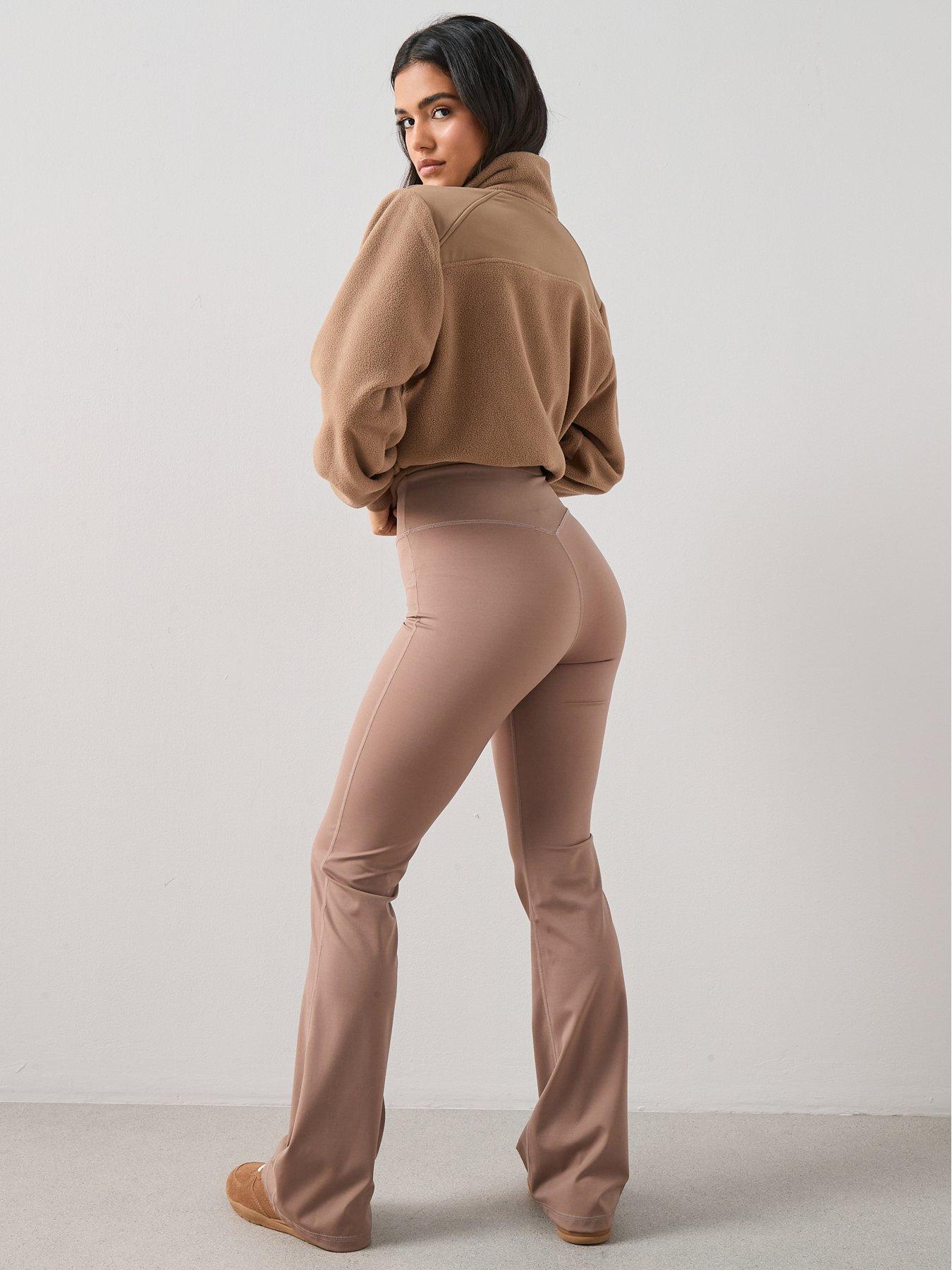 Image 4 of 7 of The Very Collection Kickflare Trousers - Brown