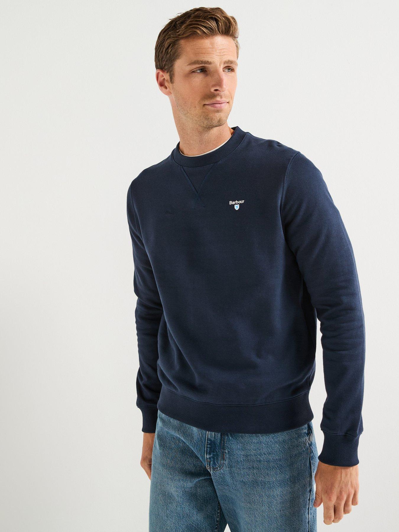 Image 1 of 5 of Barbour Beckhill Crew Neck Sweatshirt - Navy