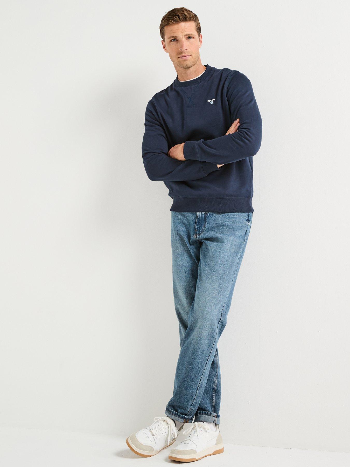 Image 3 of 5 of Barbour Beckhill Crew Neck Sweatshirt - Navy