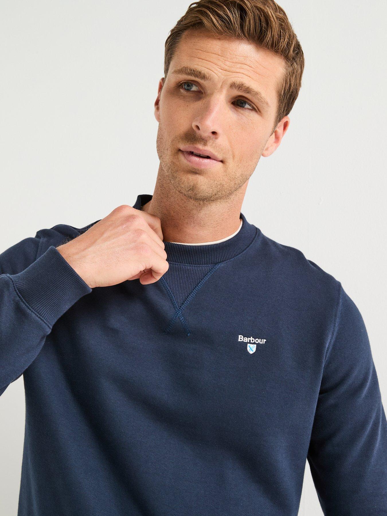 Image 4 of 5 of Barbour Beckhill Crew Neck Sweatshirt - Navy