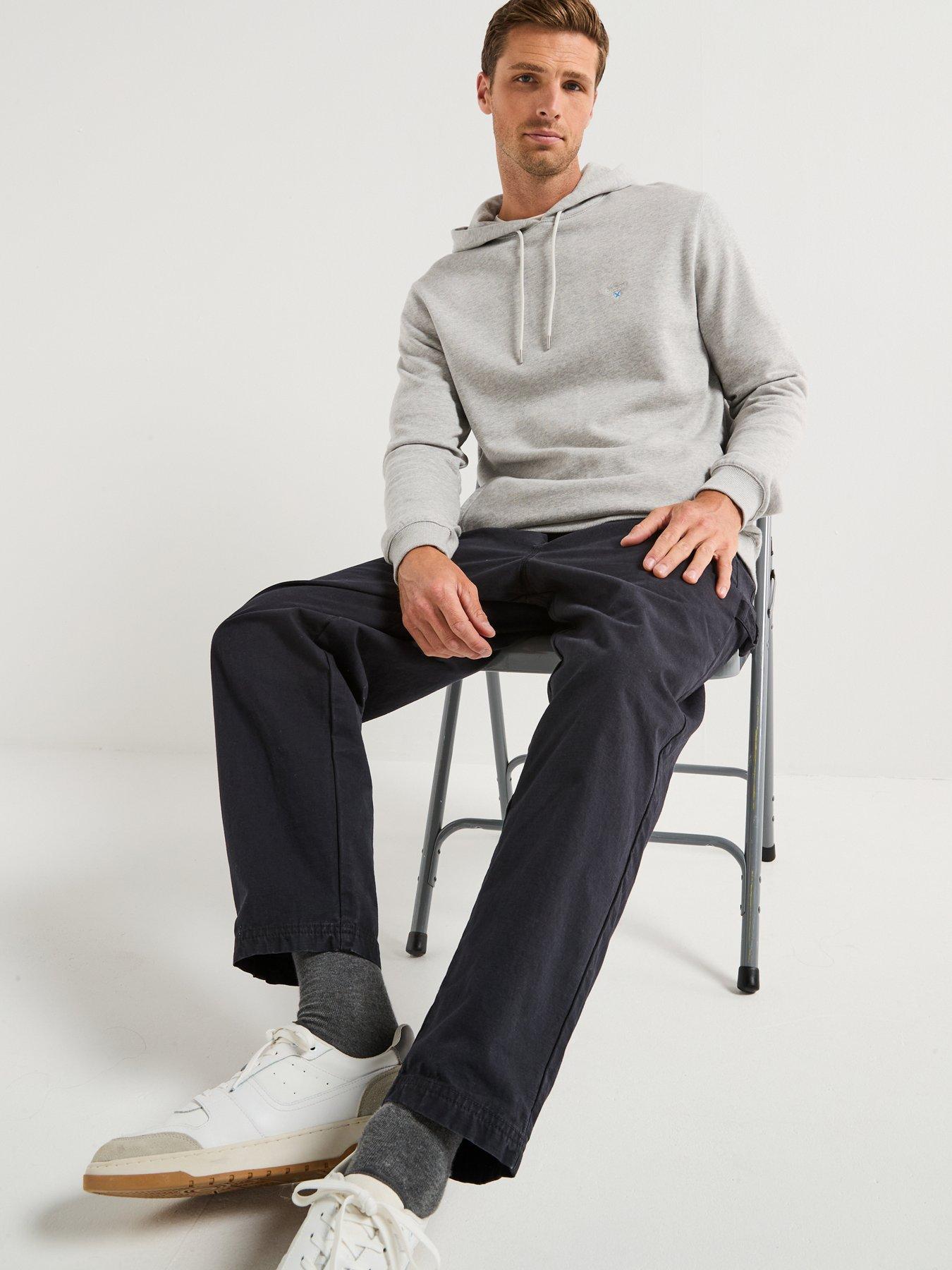  image of barbour-beckhill-over-the-head-hoodienbsp--grey