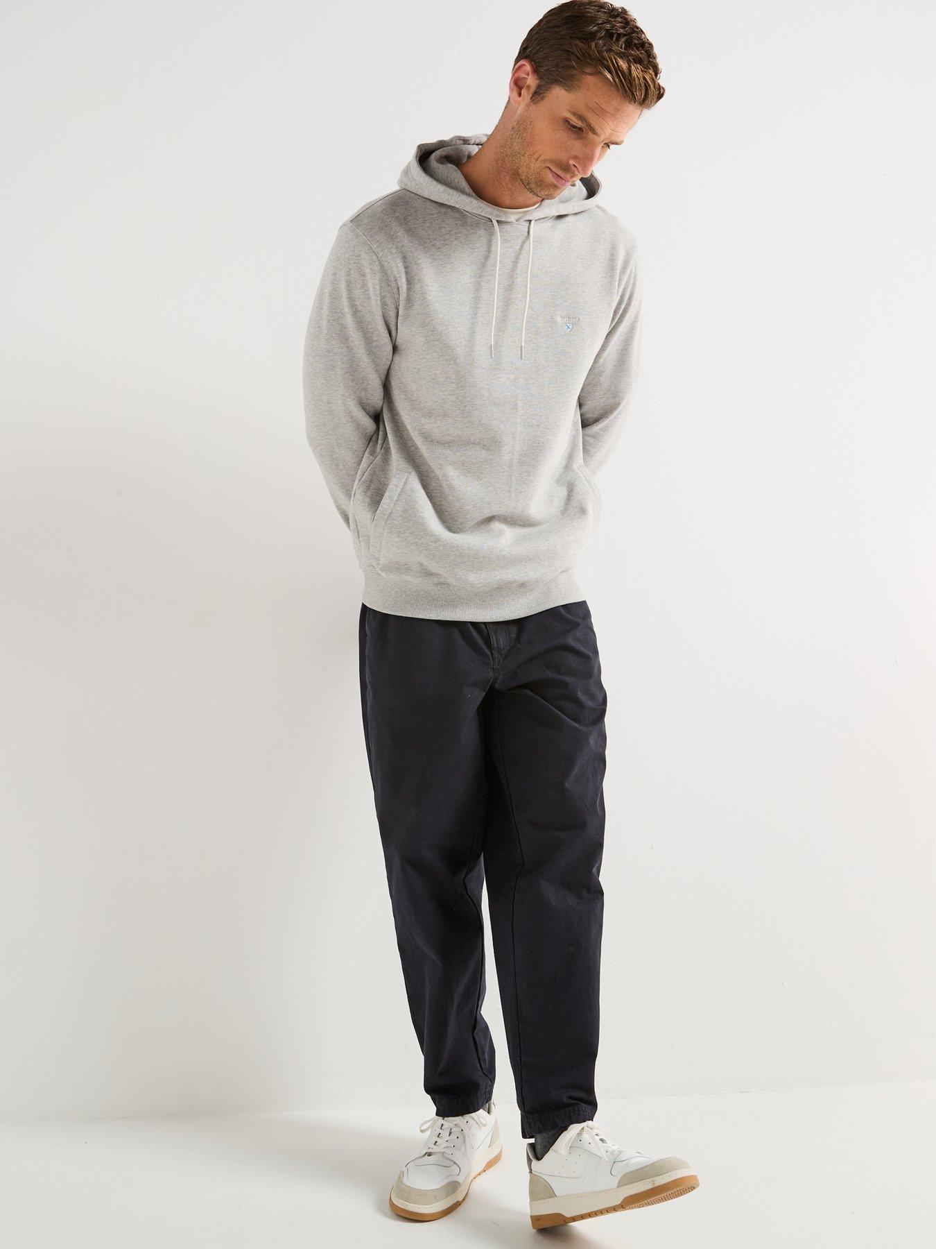  image of barbour-beckhill-over-the-head-hoodienbsp--grey