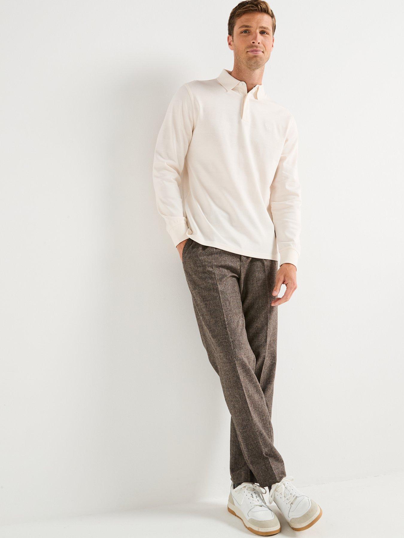 Image 3 of 6 of Barbour Waketown Long Sleeve Polo Shirt - White