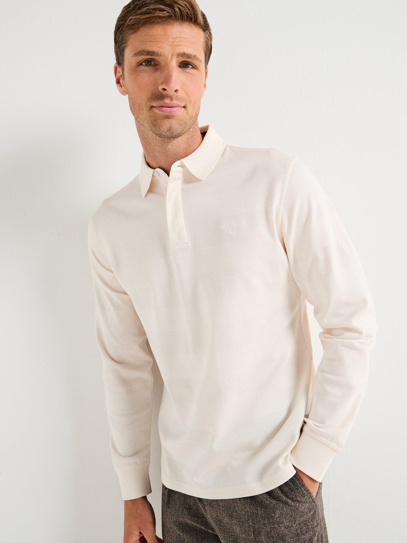 Image 6 of 6 of Barbour Waketown Long Sleeve Polo Shirt - White