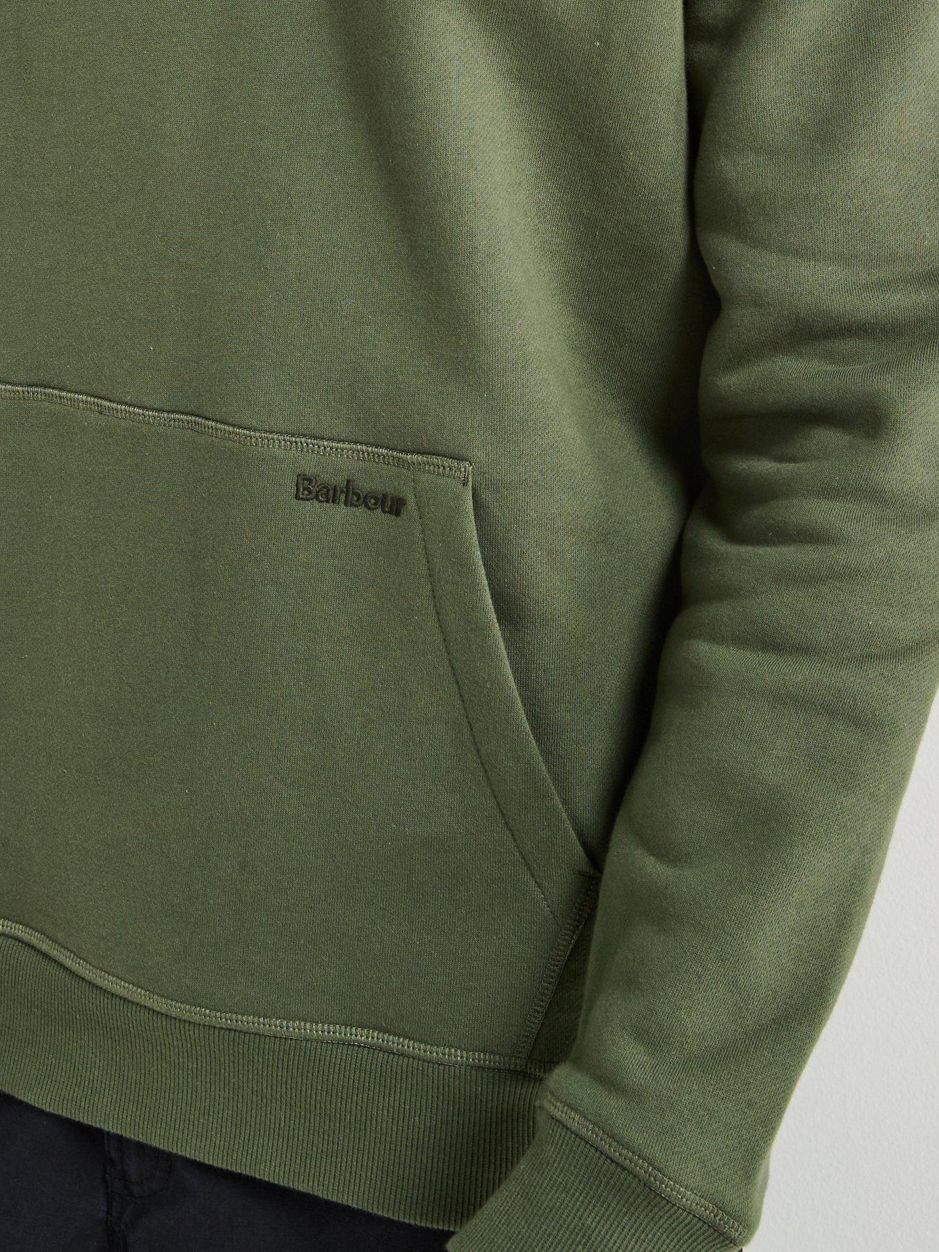 Image 4 of 6 of Barbour Cragwell Relaxed Fit Half Zip Sweatshirt - Green