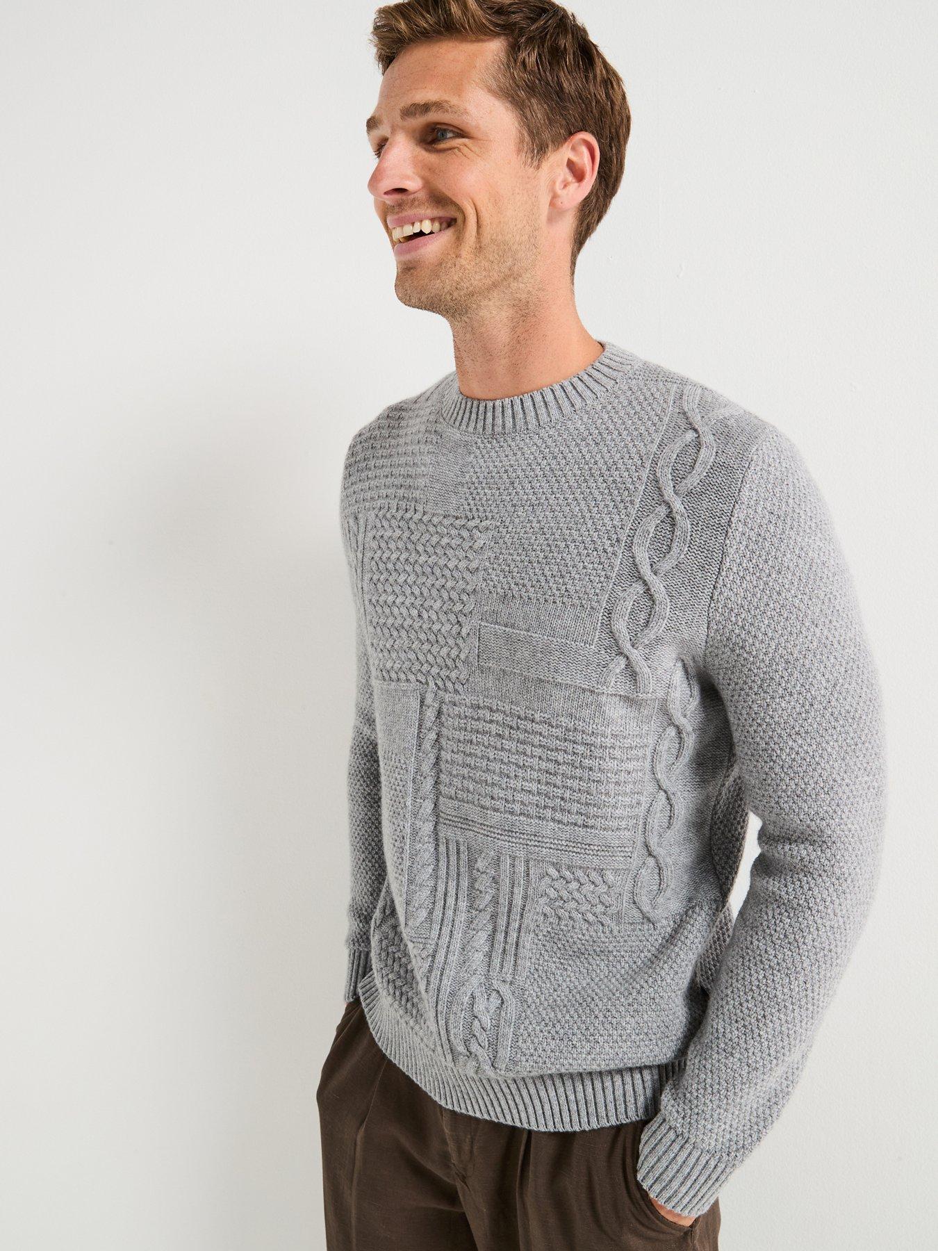 Barbour Casey Cable Crew Knitted Jumper - Grey